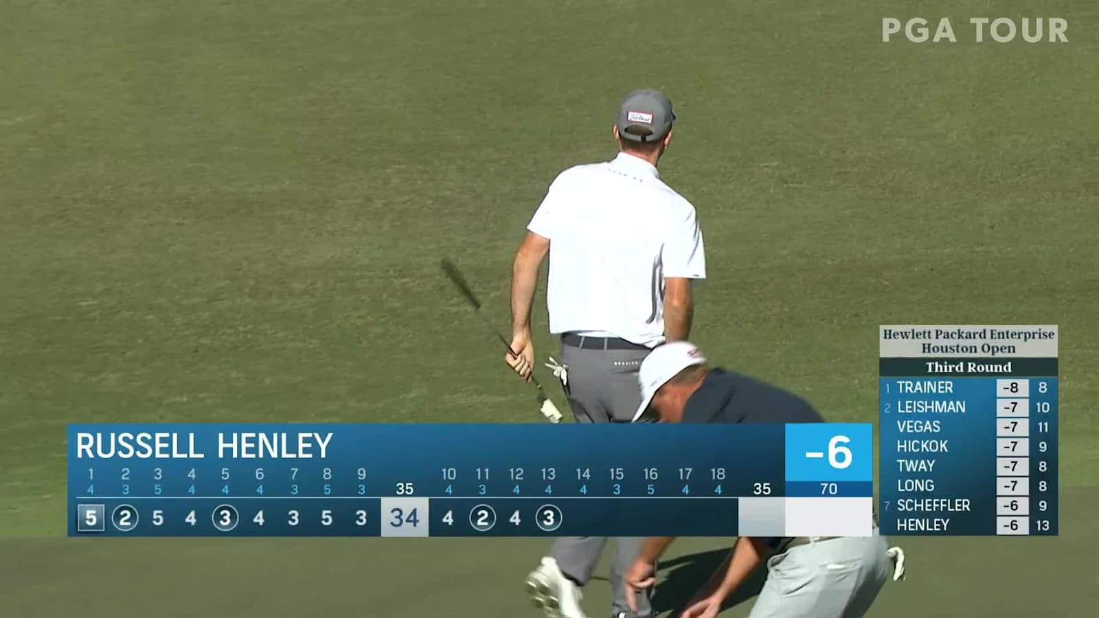 Russell Henley dials in wedge to 6 feet and birdies at Houston Open