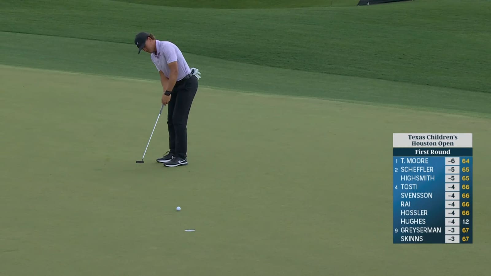 Cameron Champ sends in birdie putt at Houston Open