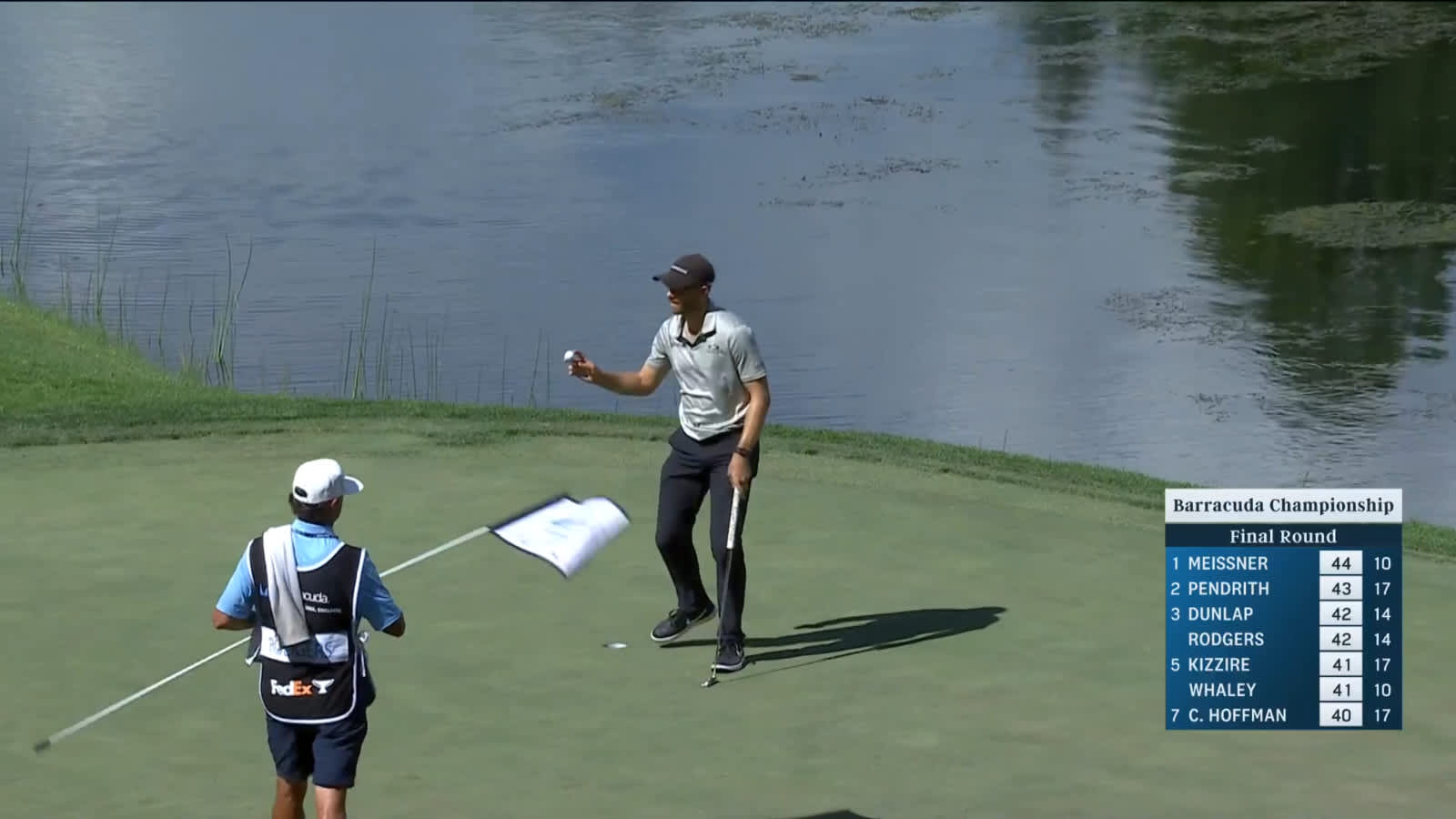 Patrick Rodgers makes bounce-back birdie on No. 15 at Barracuda