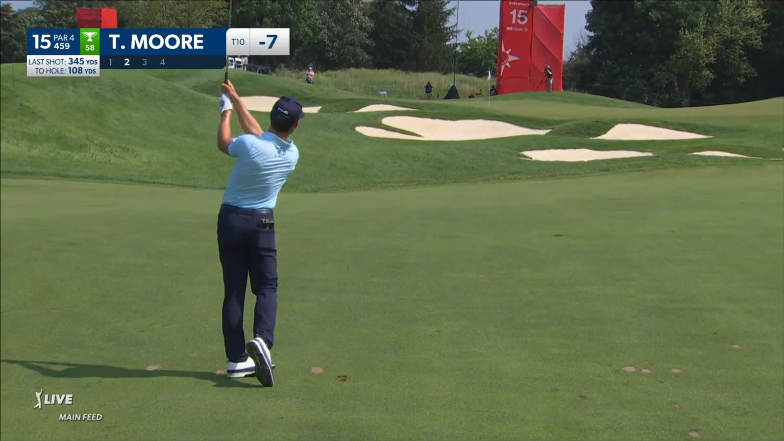 Taylor Moore's marvelous approach leads to birdie  at 3M Open