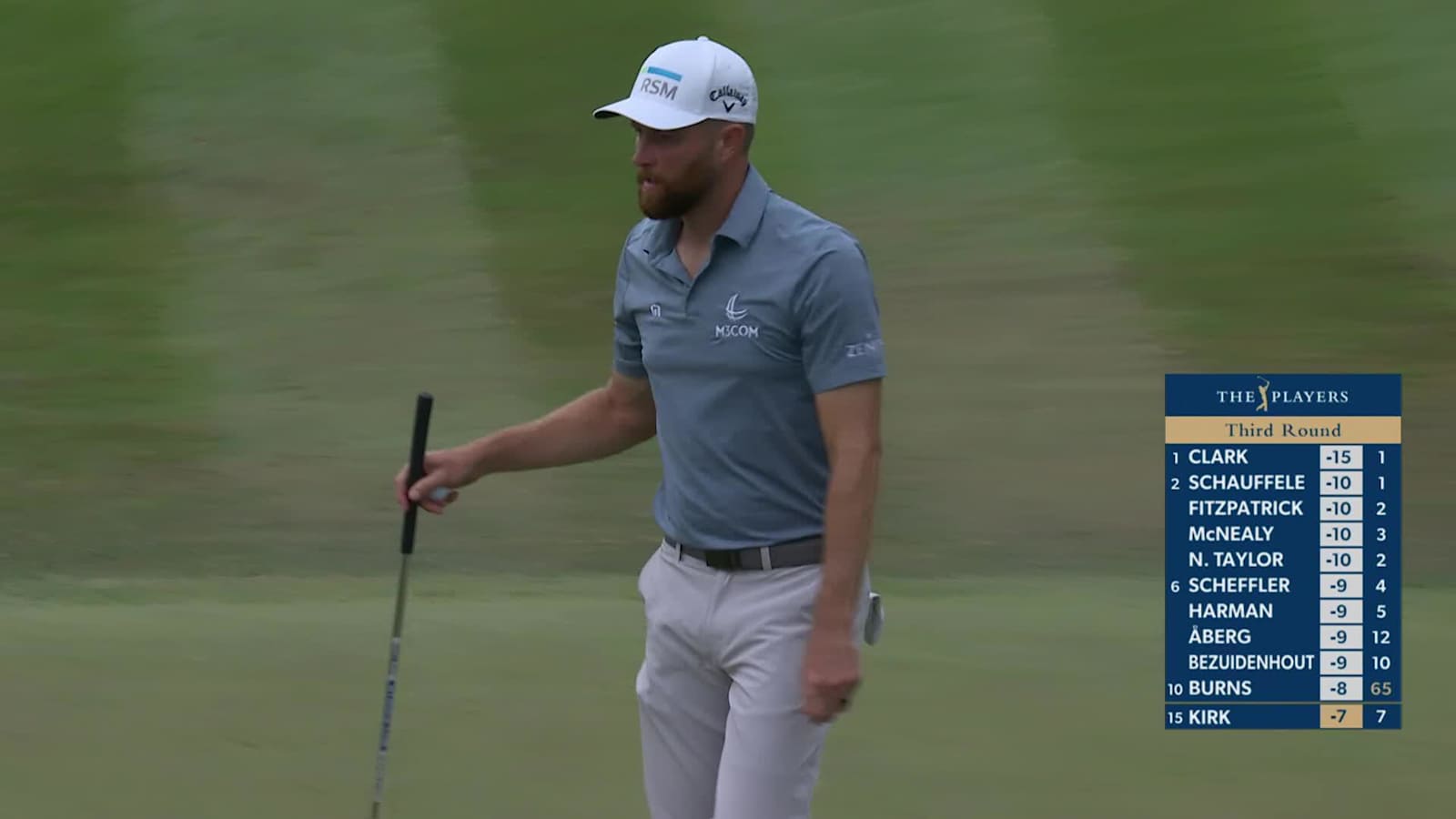 Chris Kirk sinks birdie putt at THE PLAYERS