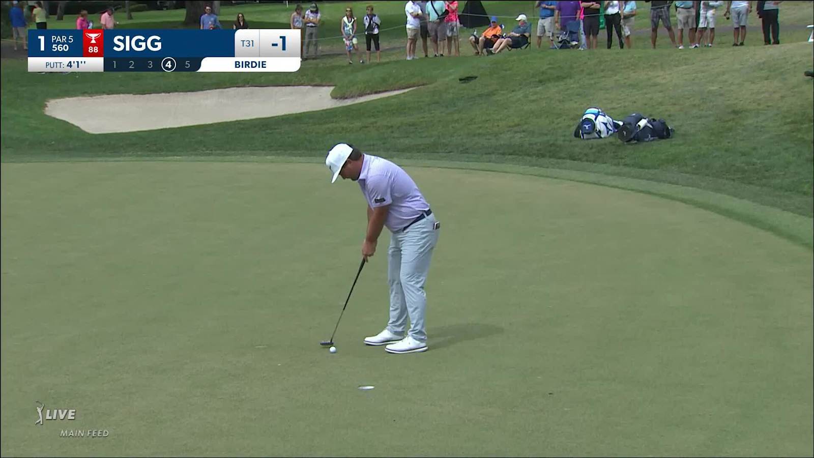 Greyson Sigg taps in for birdie at Valspar