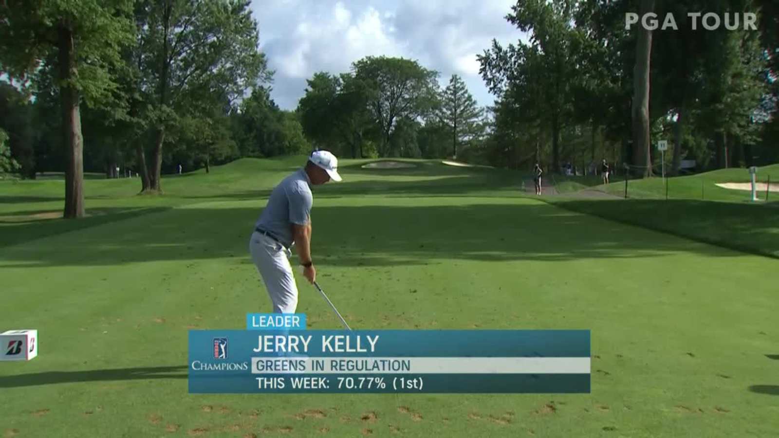 Jerry Kelly’s ace on the 12th hole in the final round of the 2020 Bridgestone SENIOR PLAYERS