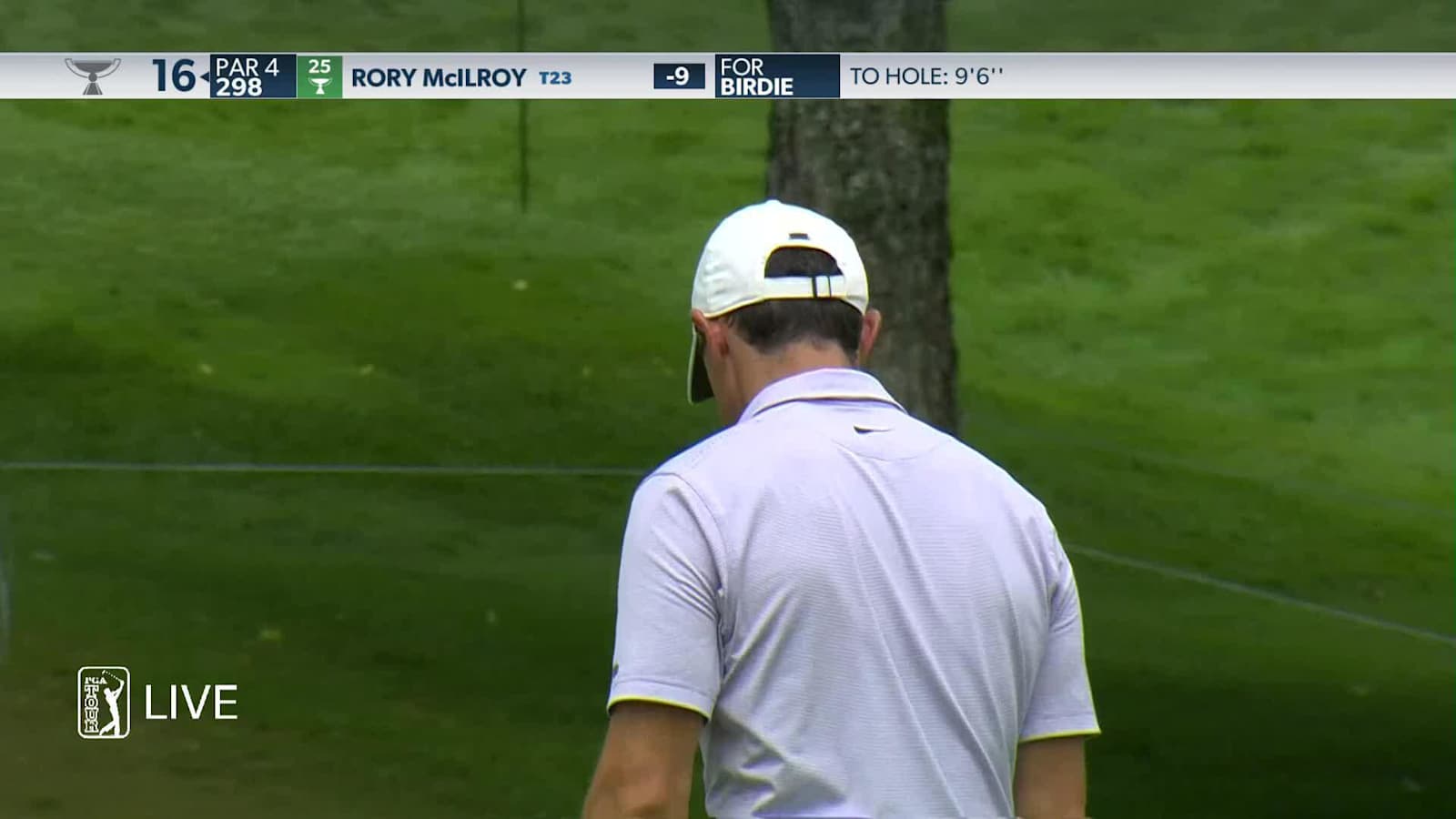 Rory McIlroy's up-and-down birdie at THE NORTHERN TRUST