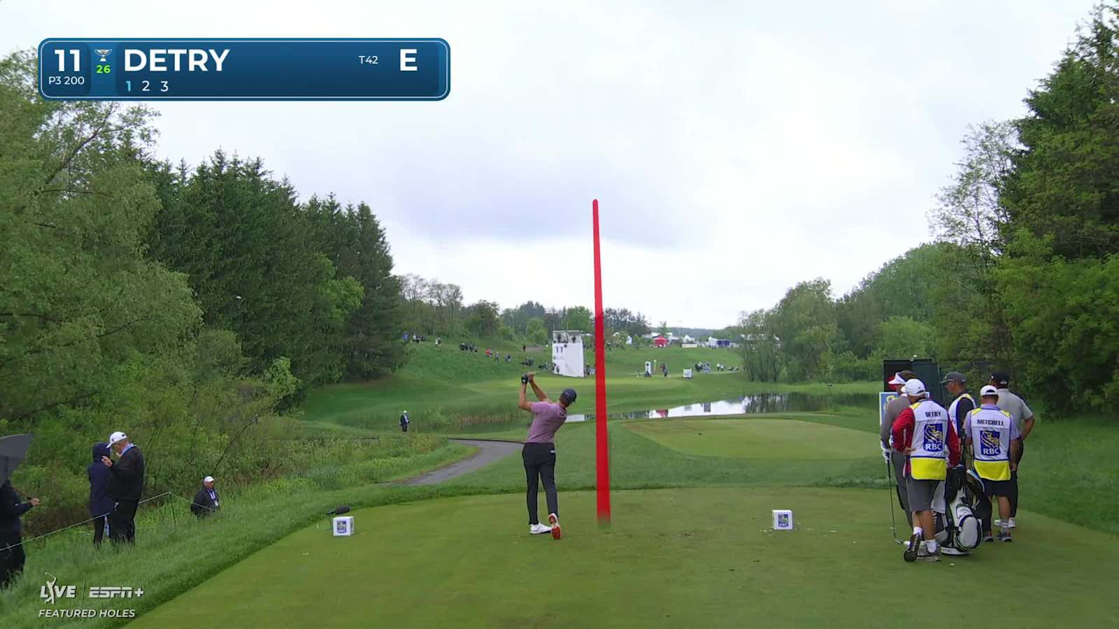 Thomas Detry makes birdie on No. 11 at RBC Canadian