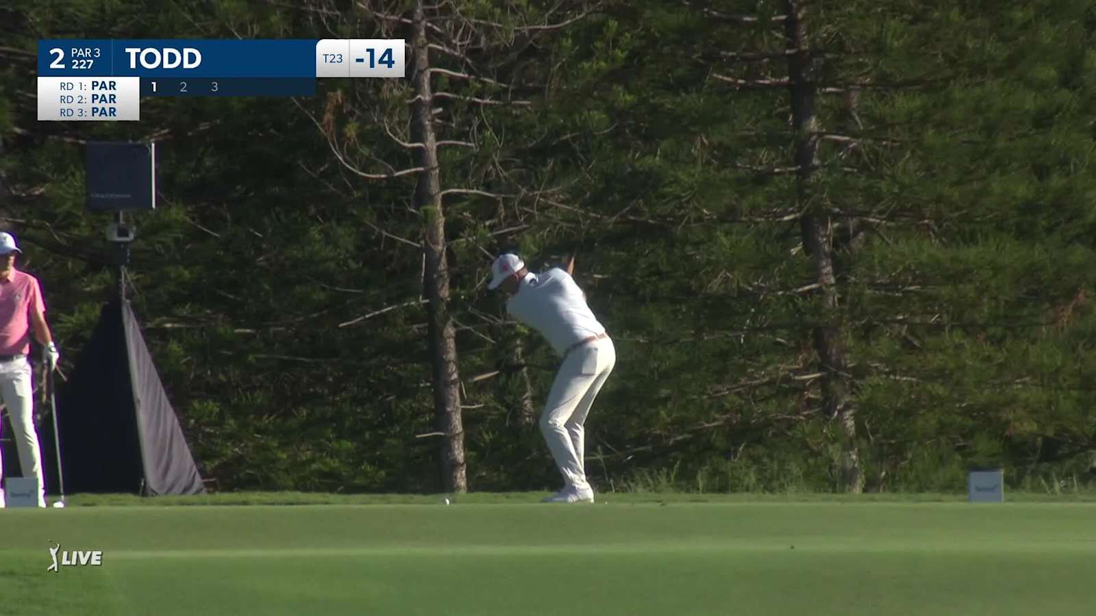 Brendon Todd's 227-yard tee shot to 13 inches at Sentry