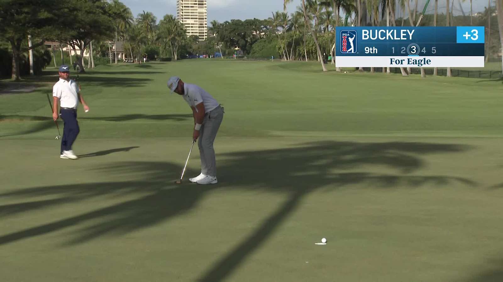 Hayden Buckley makes 18-footer for eagle at Sony Open