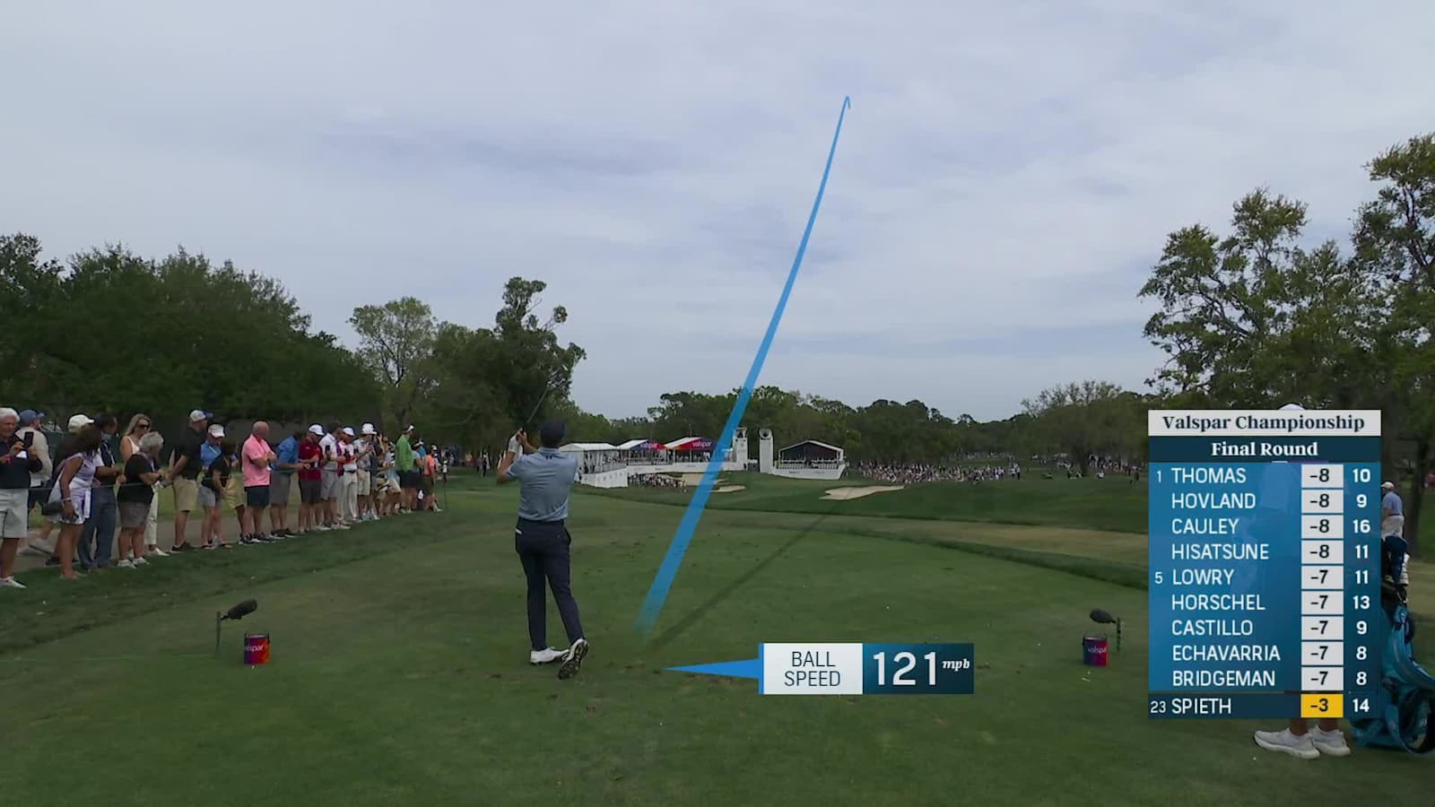 Jordan Spieth nearly aces No. 15 at Valspar