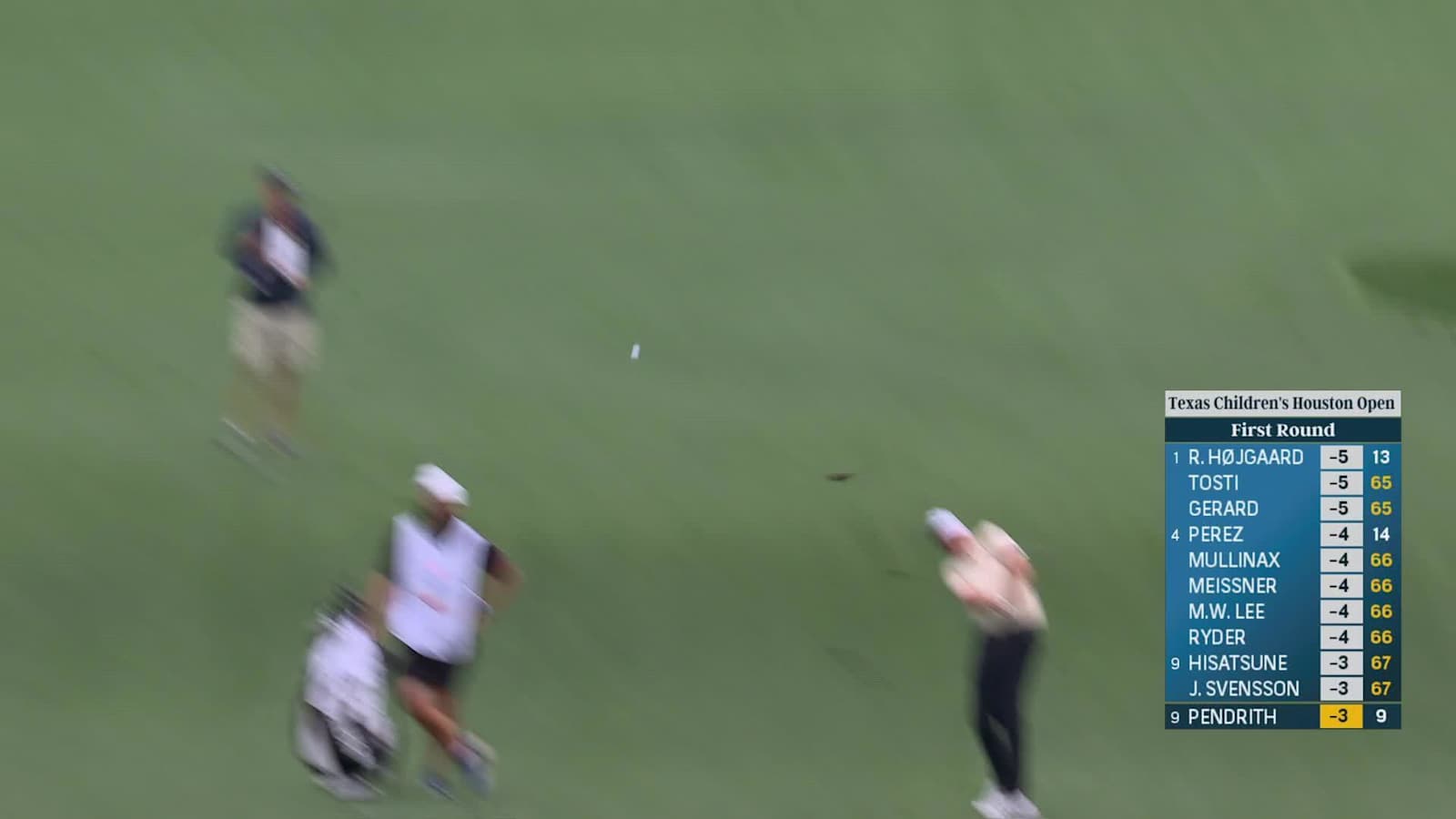 Taylor Pendrith nearly spins in eagle with wedge at Houston Open