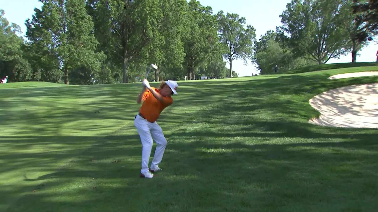 Miguel Angel Jiménez makes birdie on No. 17 at Kaulig Companies Championship