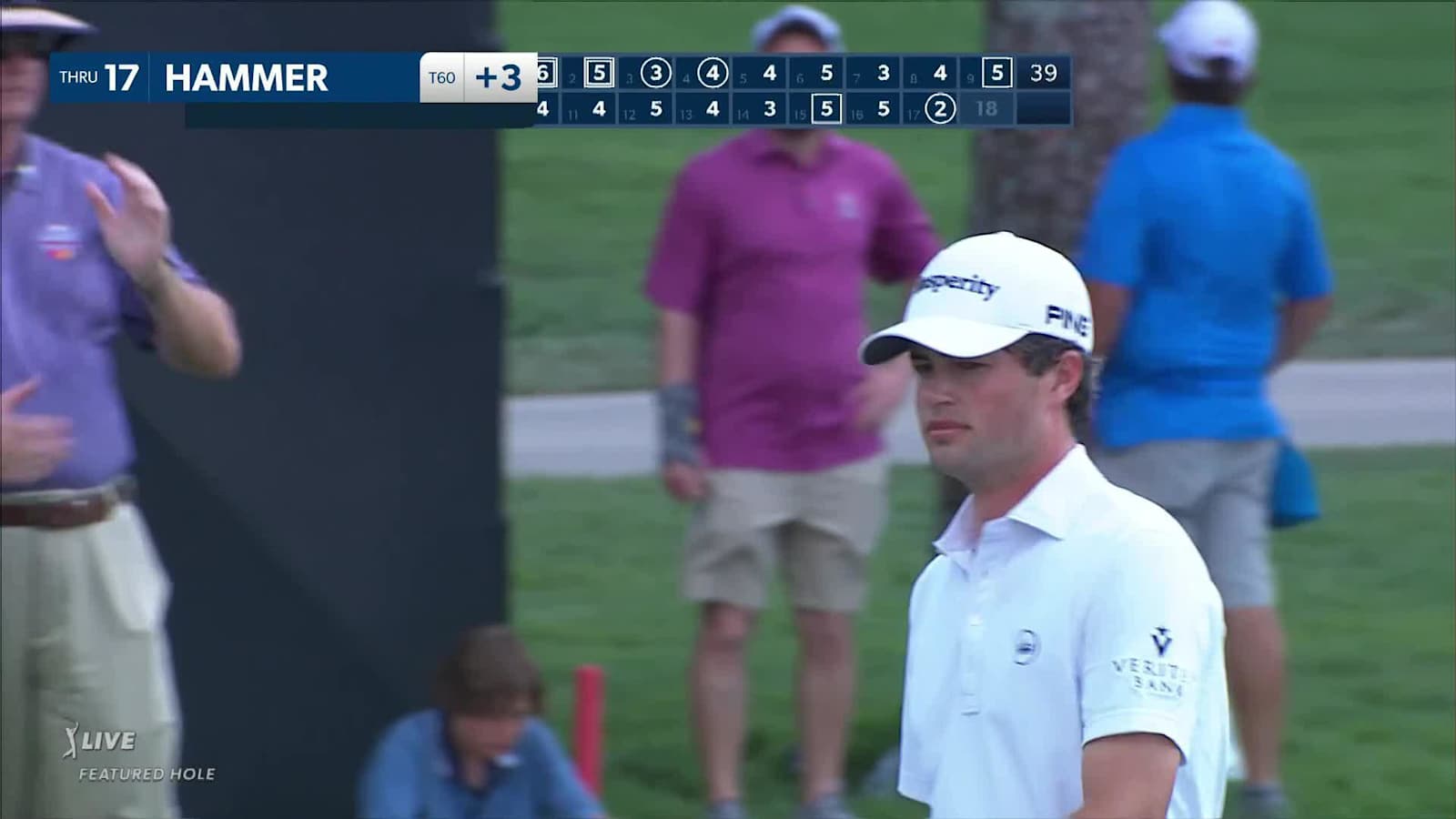 Cole Hammer nearly aces No. 17 at Arnold Palmer