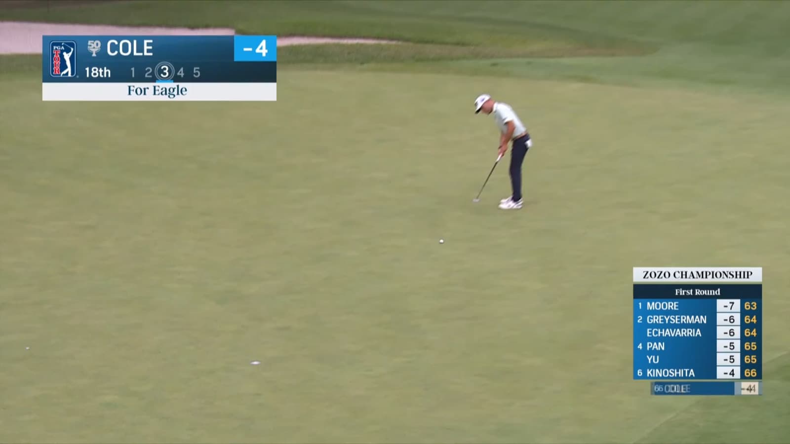 Eric Cole buries 26-footer for eagle at ZOZO CHAMPIONSHIP