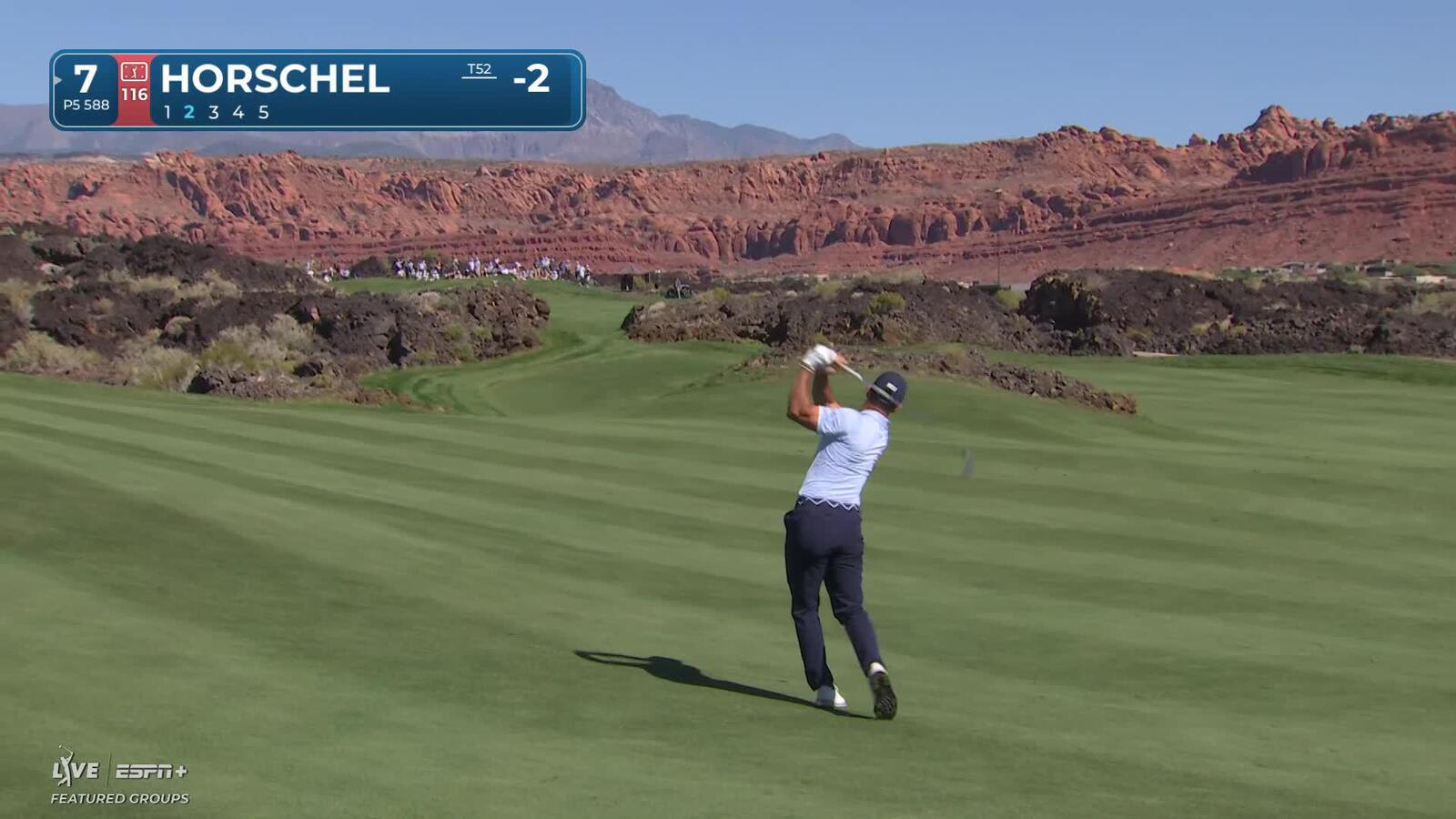Billy Horschel cards par-5 birdie, showing positive signs at Bank of Utah