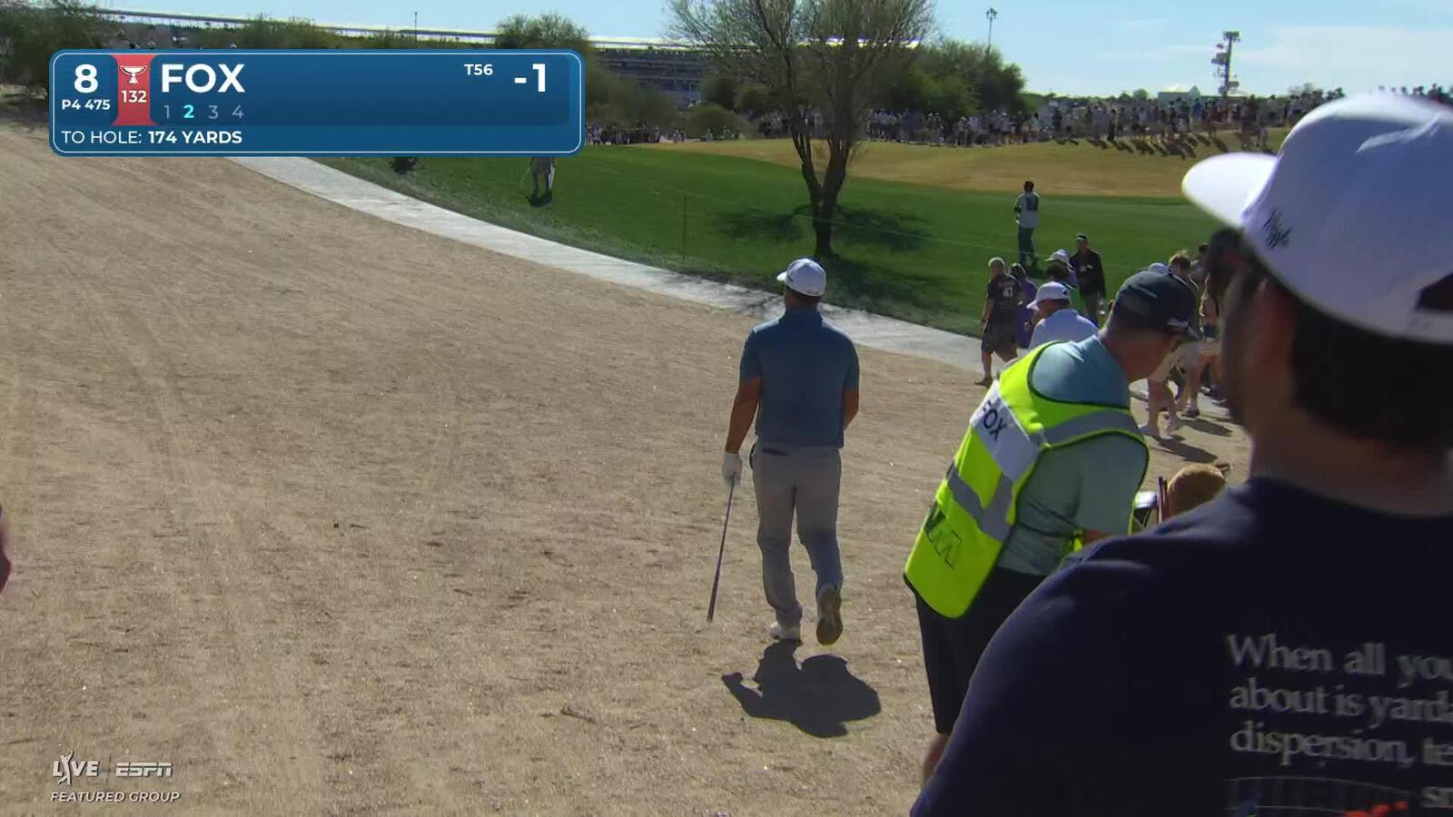 Ryan Fox hits 176-yard approach to 4 feet, sets up birdie on No. 8 at WM Phoenix Open