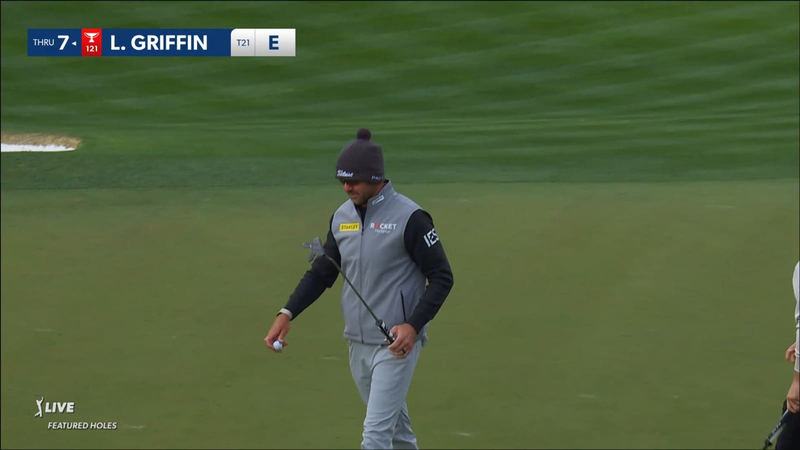 Lanto Griffin makes 15-footer for birdie on the par-3 16th at WM Phoenix Open