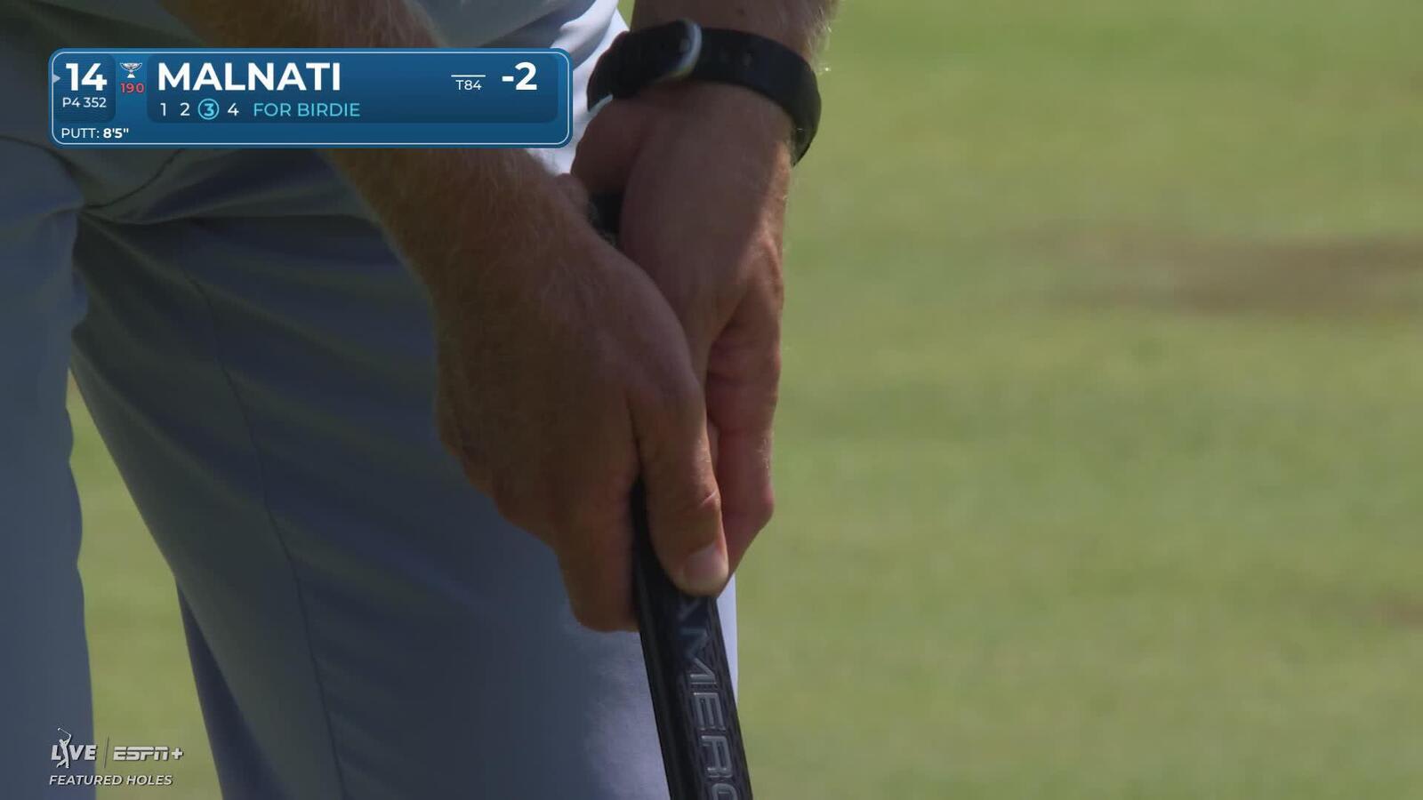 Peter Malnati makes birdie on No. 14 at John Deere