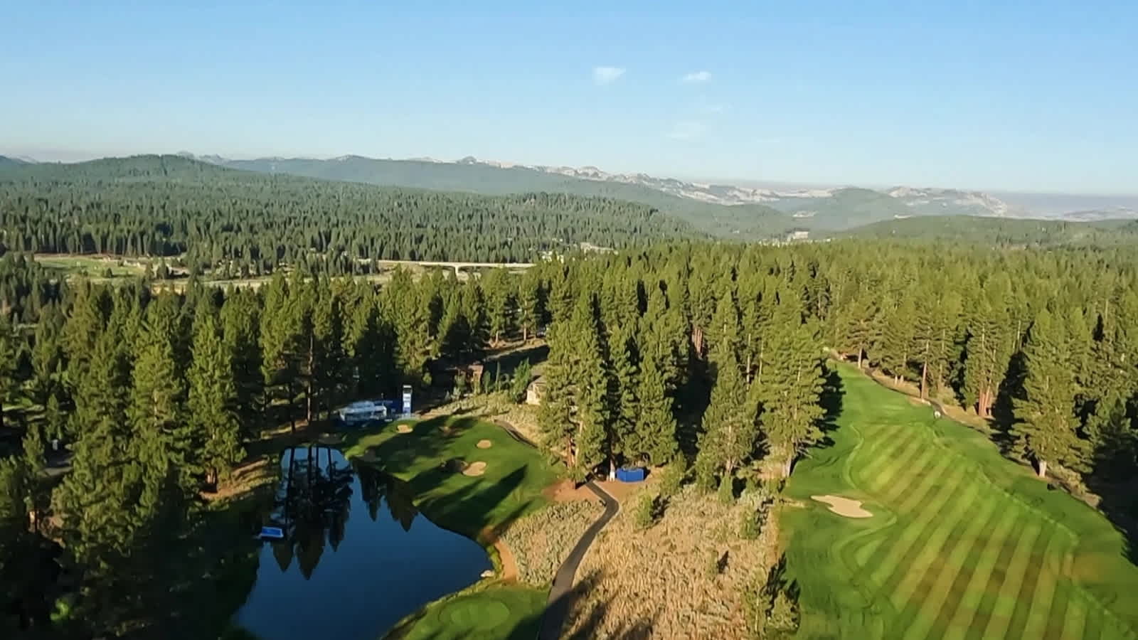 A one-of-a-kind view of Tahoe Mt. Club (Old Greenwood) before Barracuda
