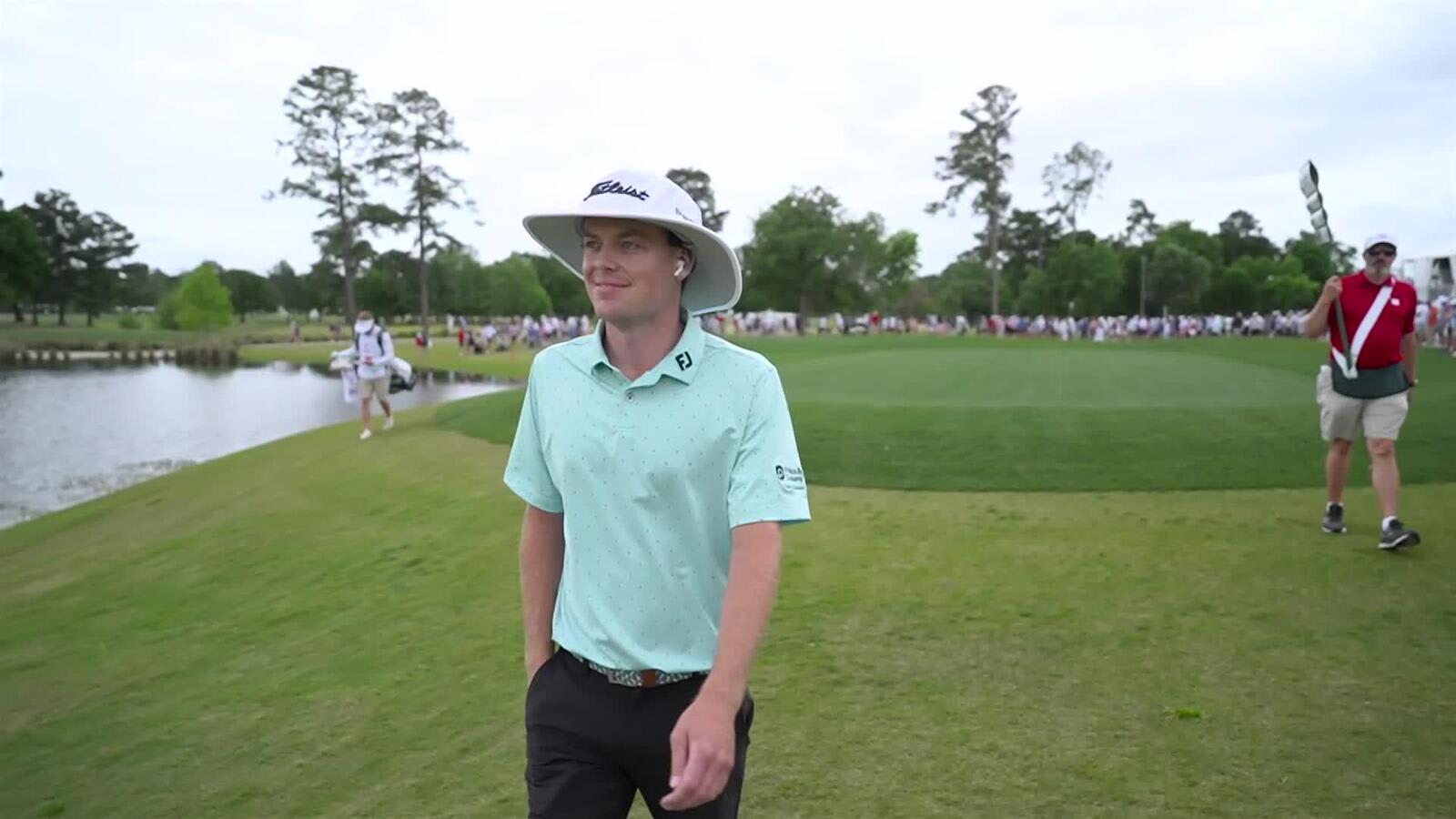 Joe Highsmith mic’d up during Round 3 of the Texas Children's