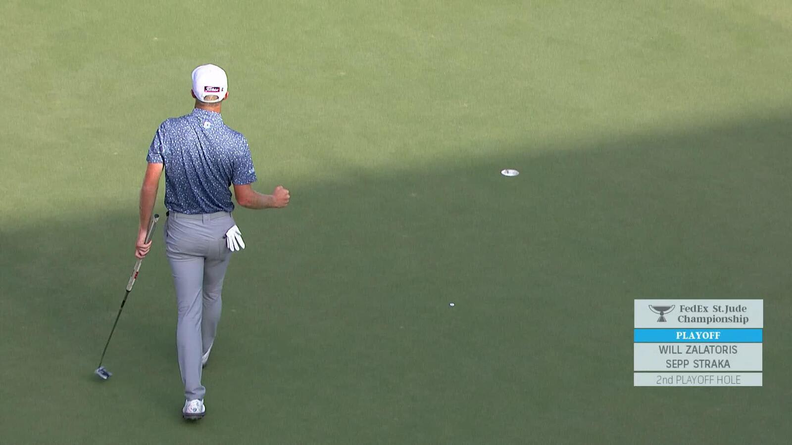 Will Zalatoris makes remarkable par save to extend playoff