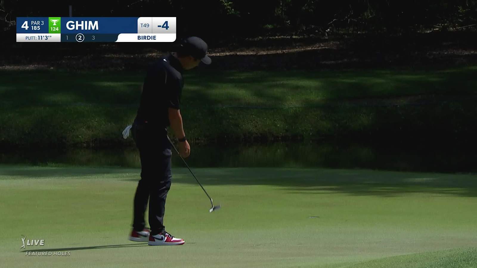 Doug Ghim makes birdie on No. 4 at RBC Heritage