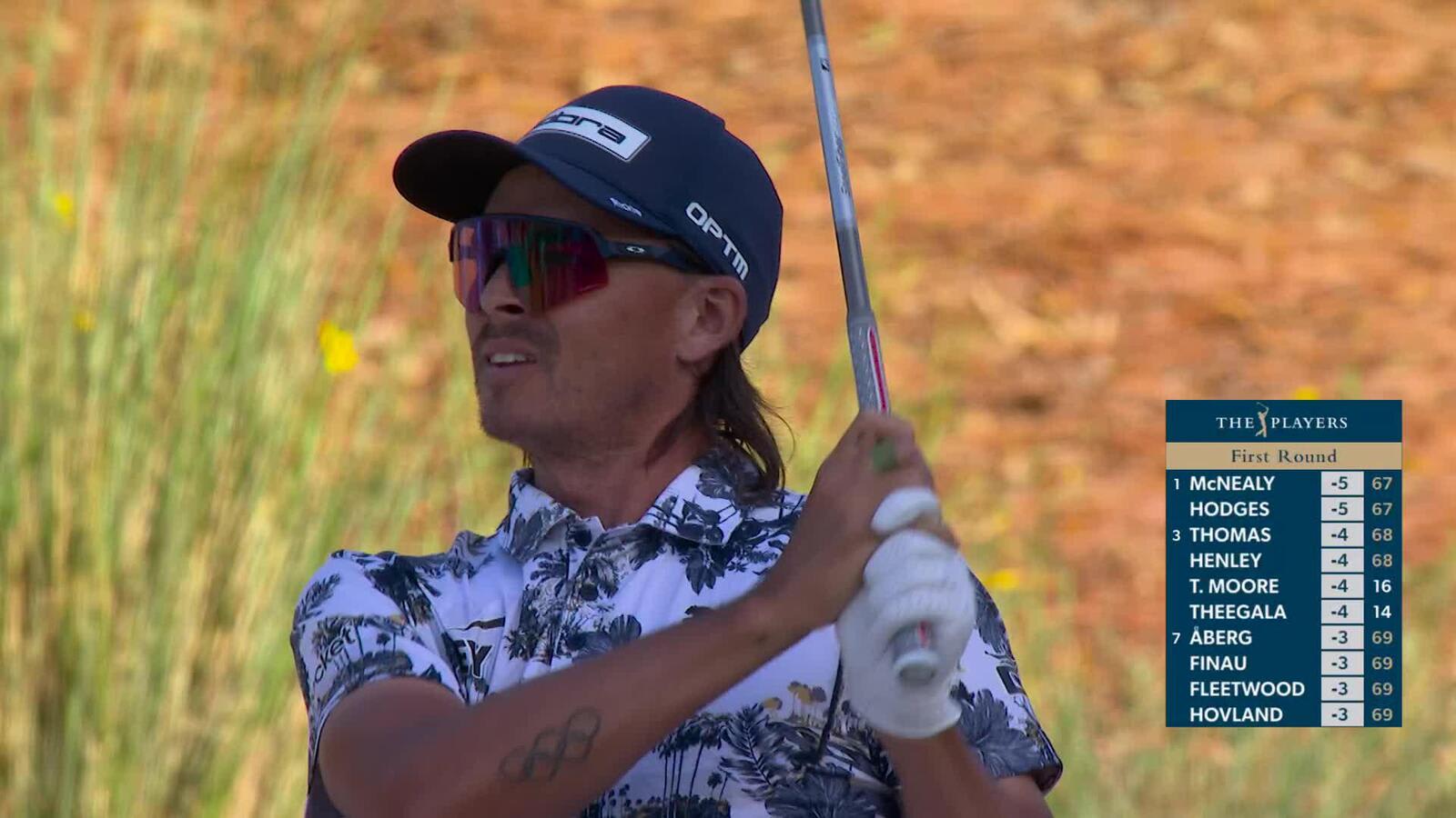 Rickie Fowler hits 167-yard approach to 9 feet, sets up birdie on No. 15 at THE PLAYERS