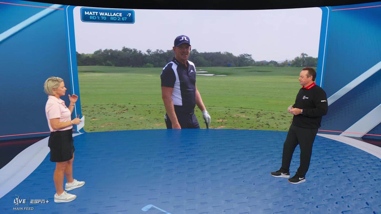 Matt Wallace interview on the range after Round 2 at Valero