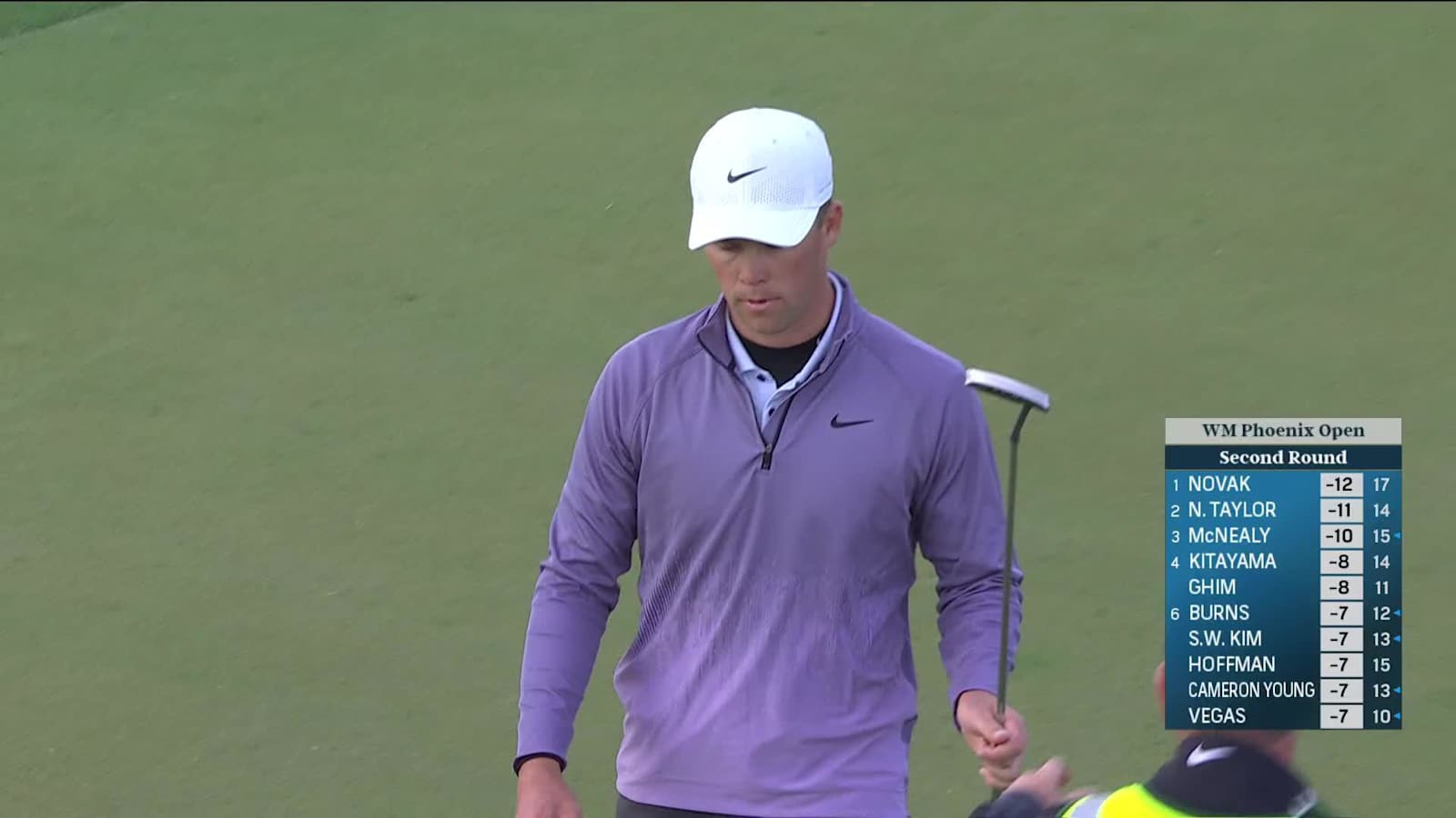 Nick Hardy cards back-to-back birdies on No. 14 at WM Phoenix Open