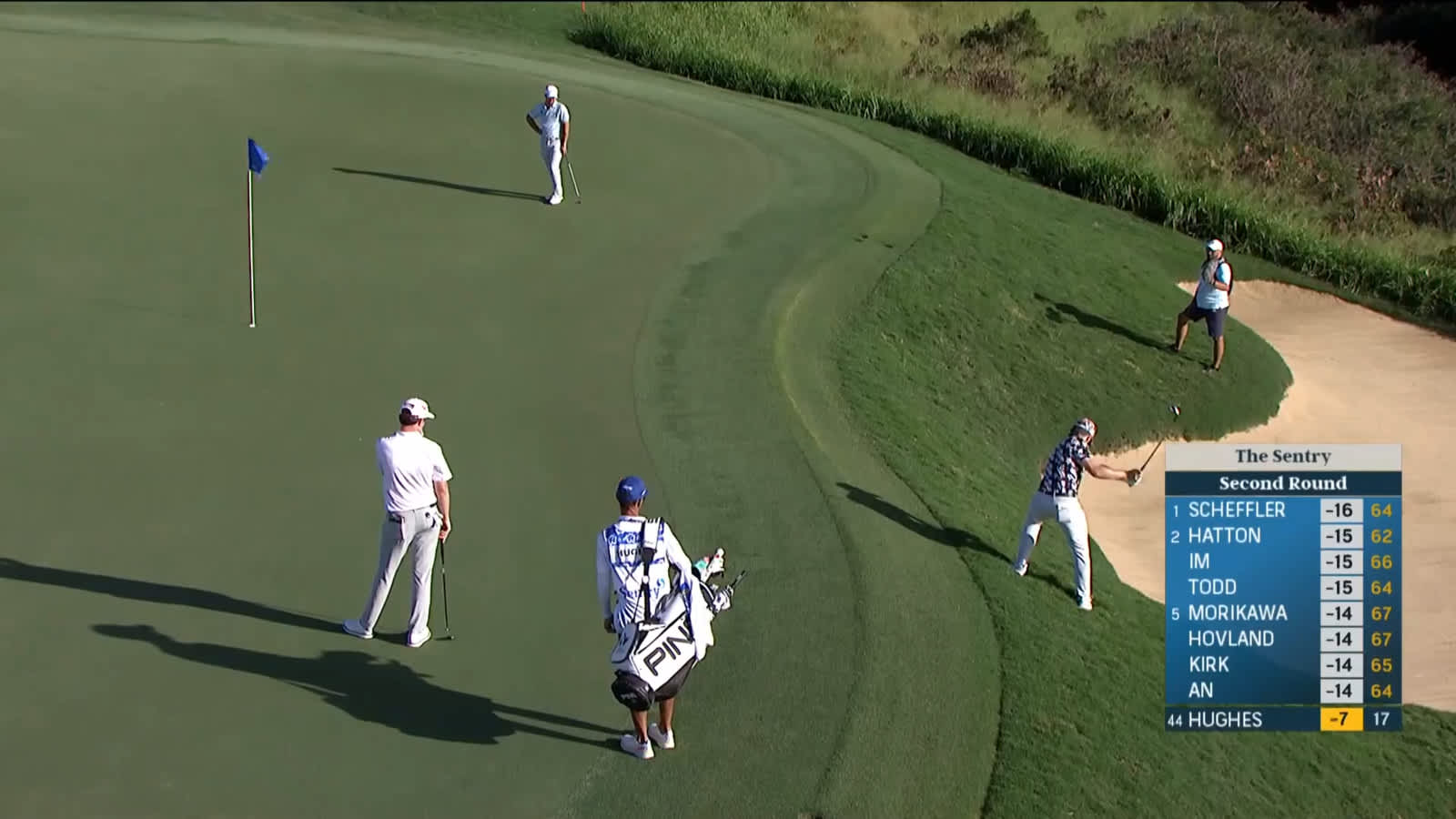 Mackenzie Hughes gets up-and-down from rough at Sentry