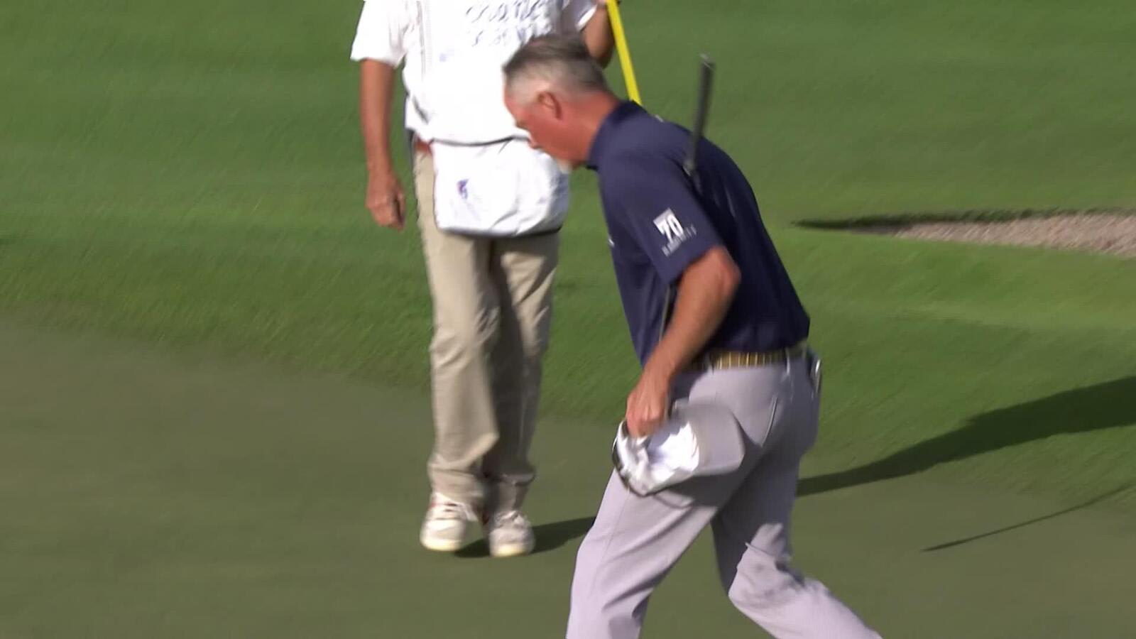 Tag Ridings makes birdie on No. 18 at Charles Schwab Cup Championship