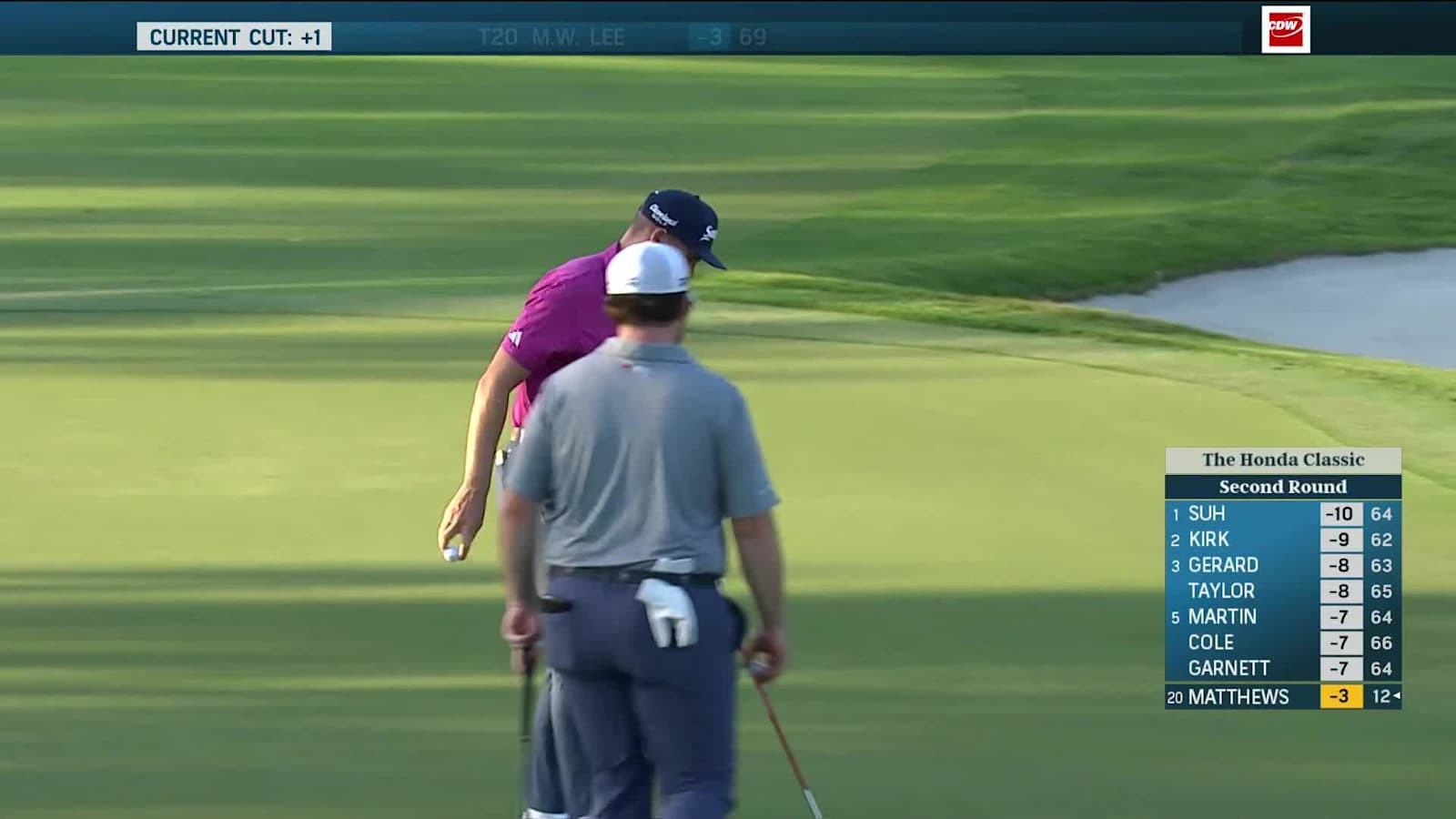 Brandon Matthews makes birdie on No. 3 at Honda