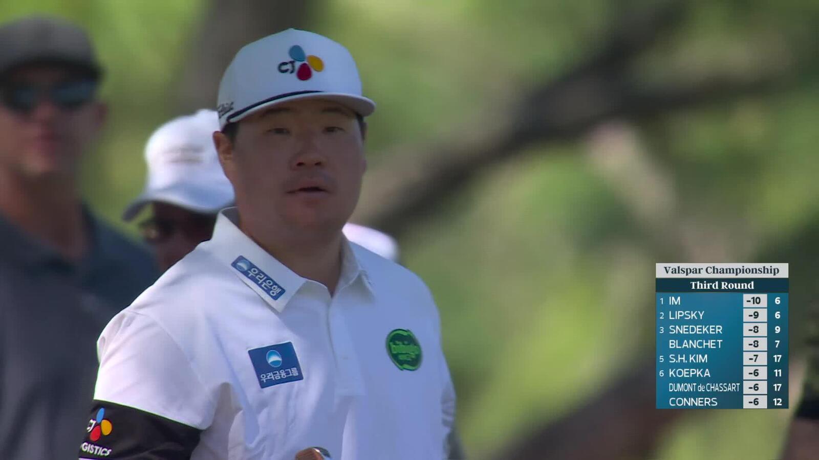 Sungjae Im hits 165-yard approach to 10 feet, sets up birdie on No. 7 at Valspar