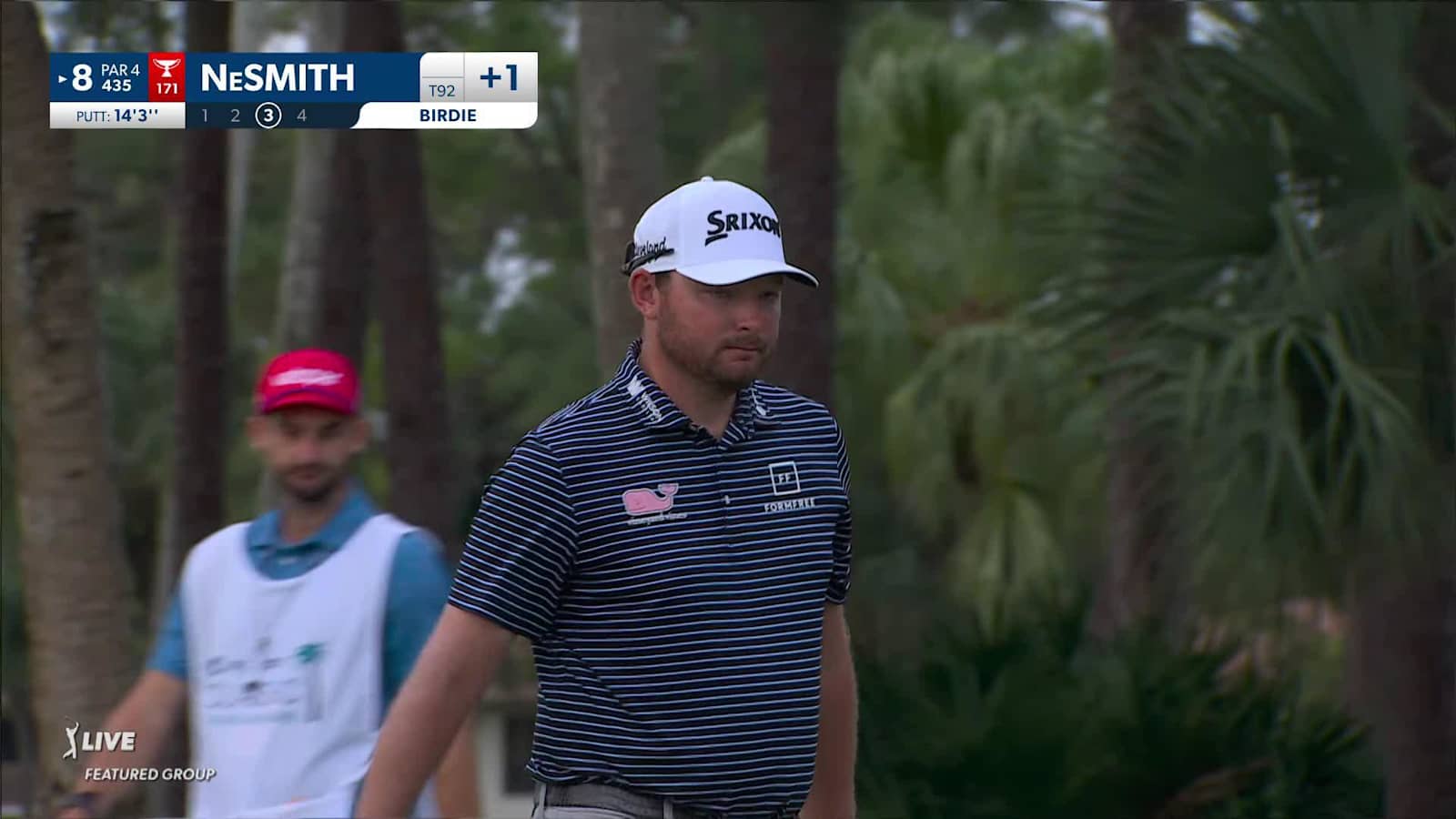 Matthew NeSmith makes 14-foot putt for birdie at Cognizant Classic