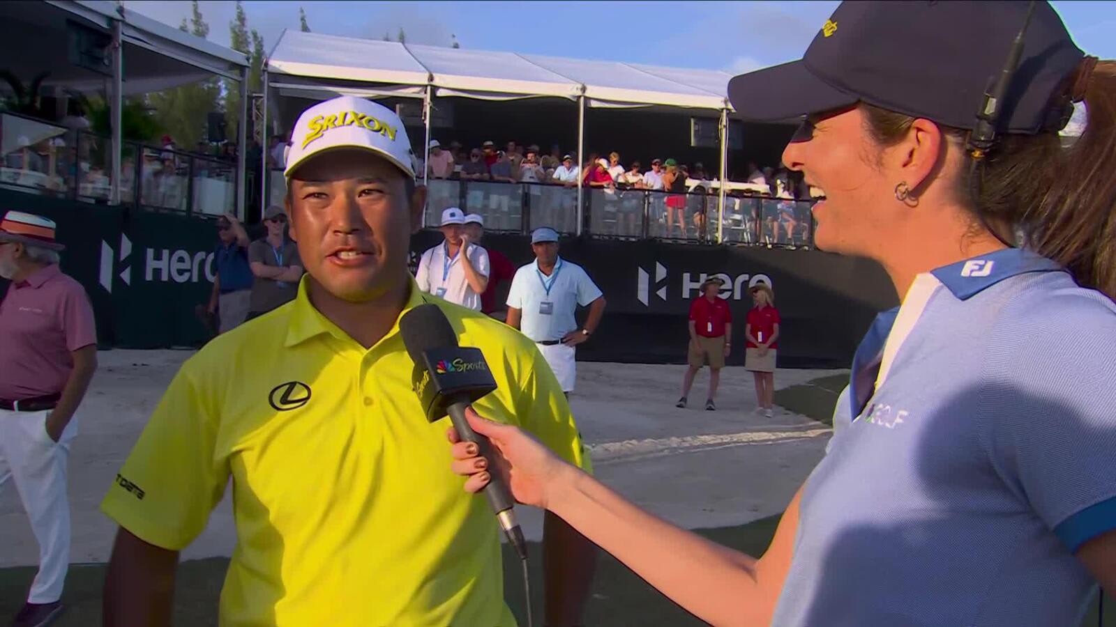 Hideki Matsuyama’s interview after winning Hero World Challenge