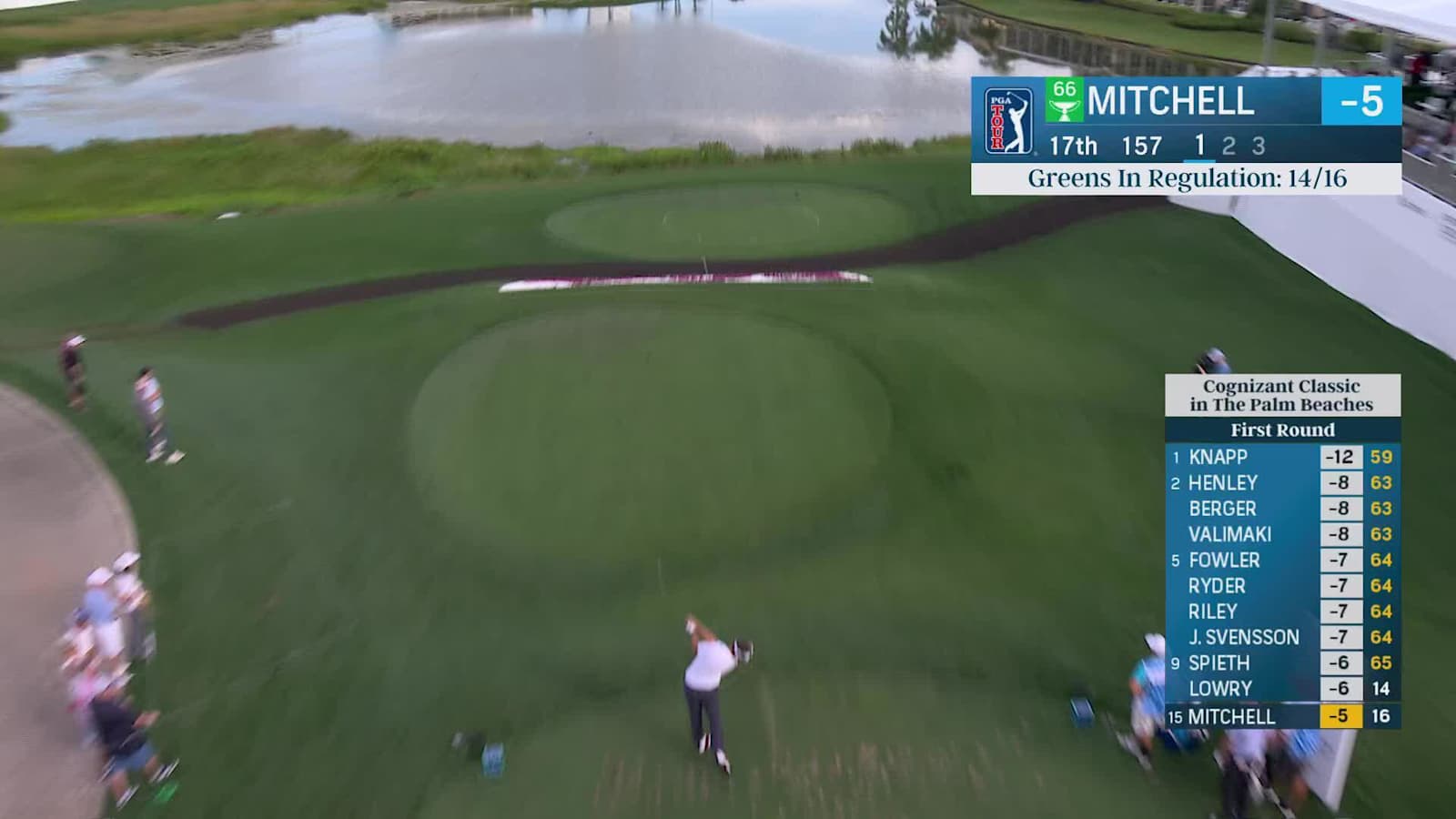 Keith Mitchell's tee shot sets up birdie at Cognizant Classic