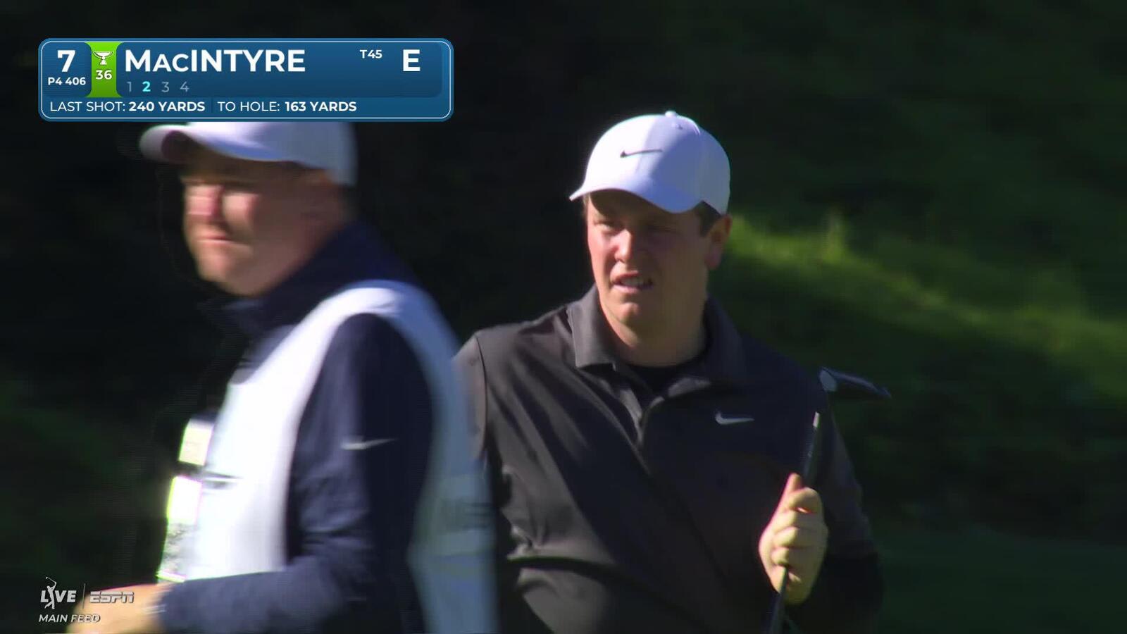 Robert MacIntyre hits 164-yard approach to 1 foot, makes birdie on No. 7 at The Genesis