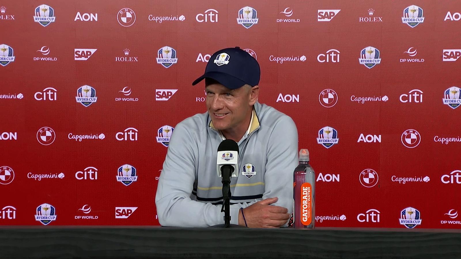 Luke Donald on Team Europe’s dominant start at the Ryder Cup