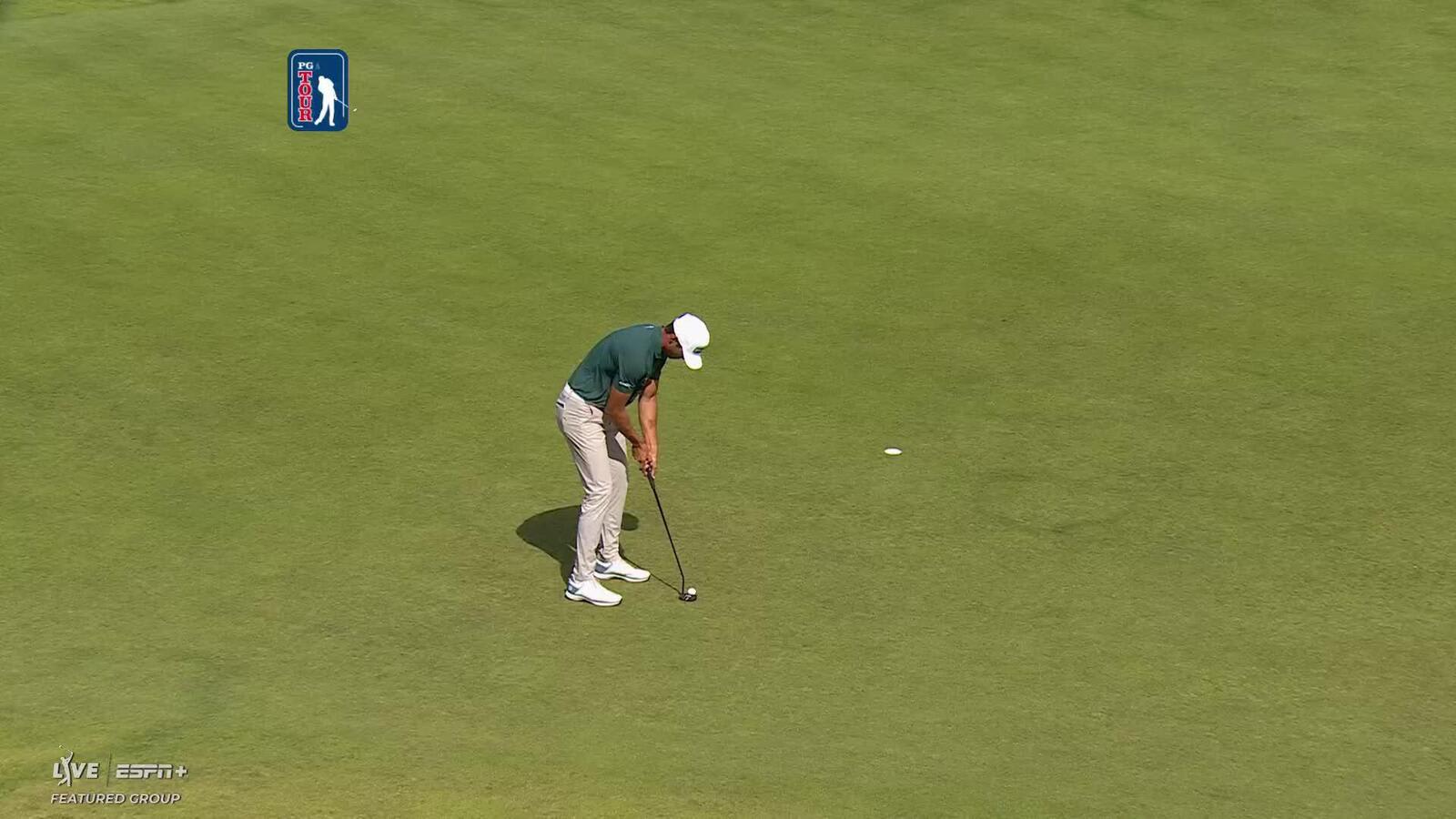 Johannes Veerman makes birdie on No. 17 at Genesis Scottish Open