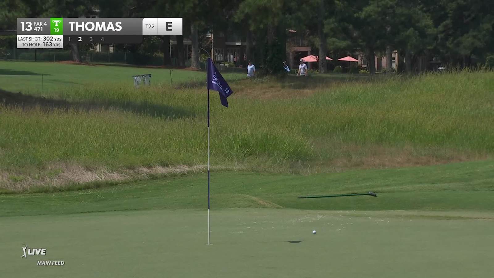 Justin Thomas makes birdie on No. 13 at FedEx St. Jude