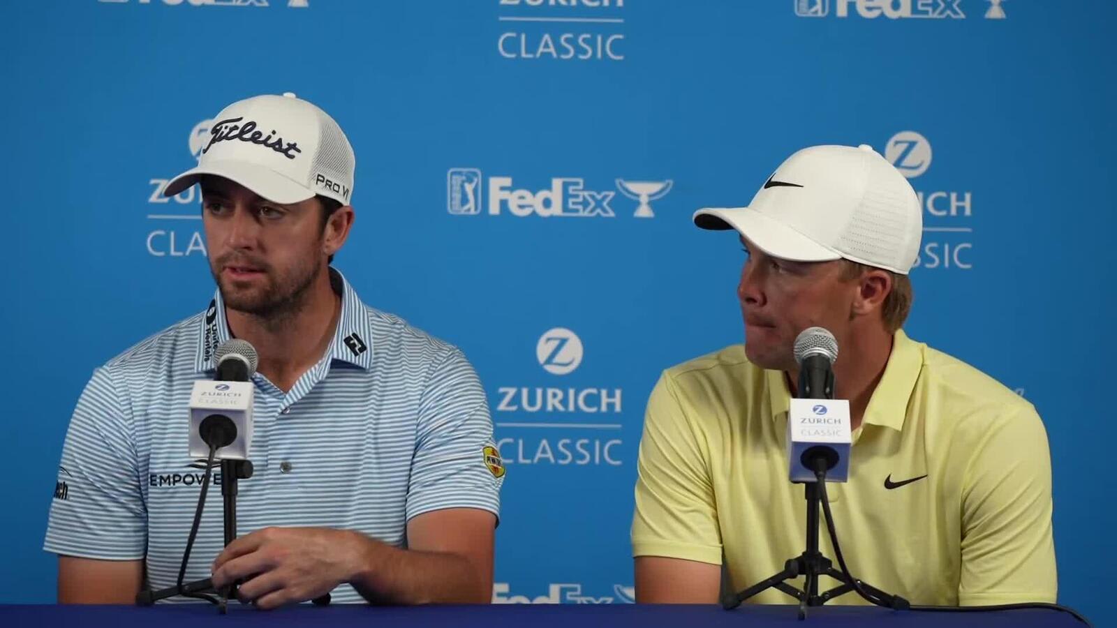 Davis Riley on pairing well with Nick Hardy