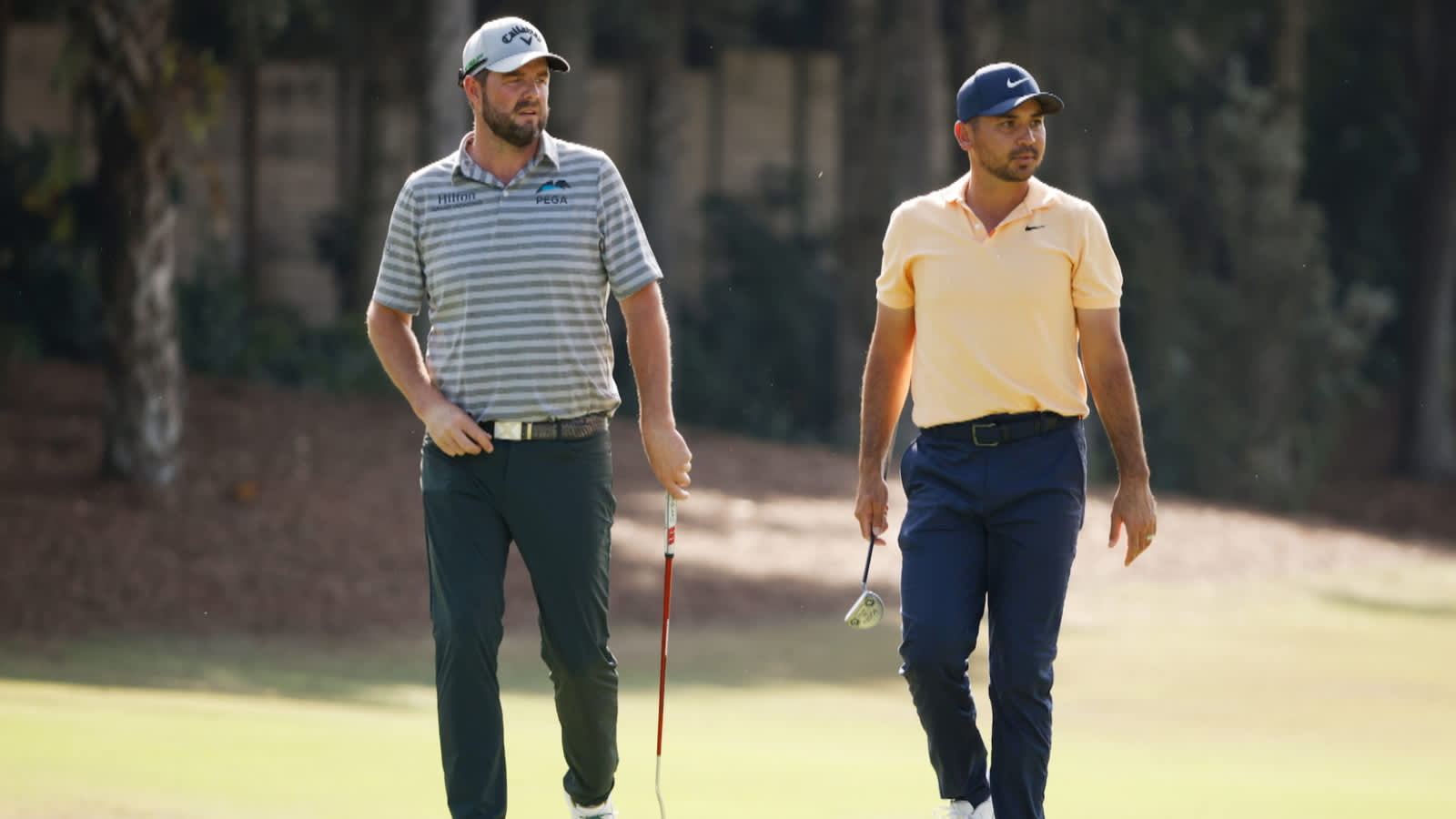 Marc Leishman, Jason Day go low to lead after 18 at QBE 