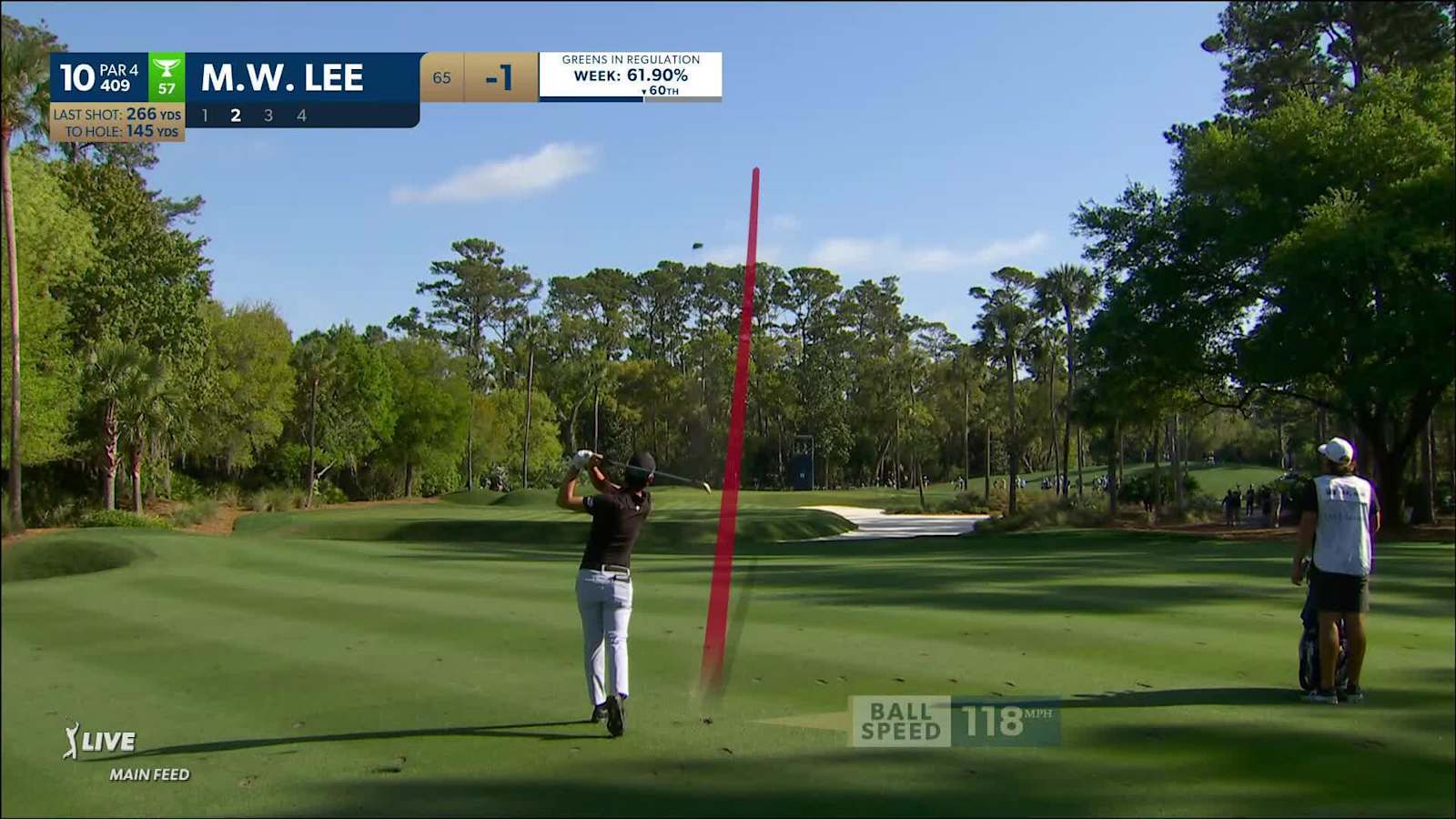 Min Woo Lee's laser second at the flag yields birdie at THE PLAYERS