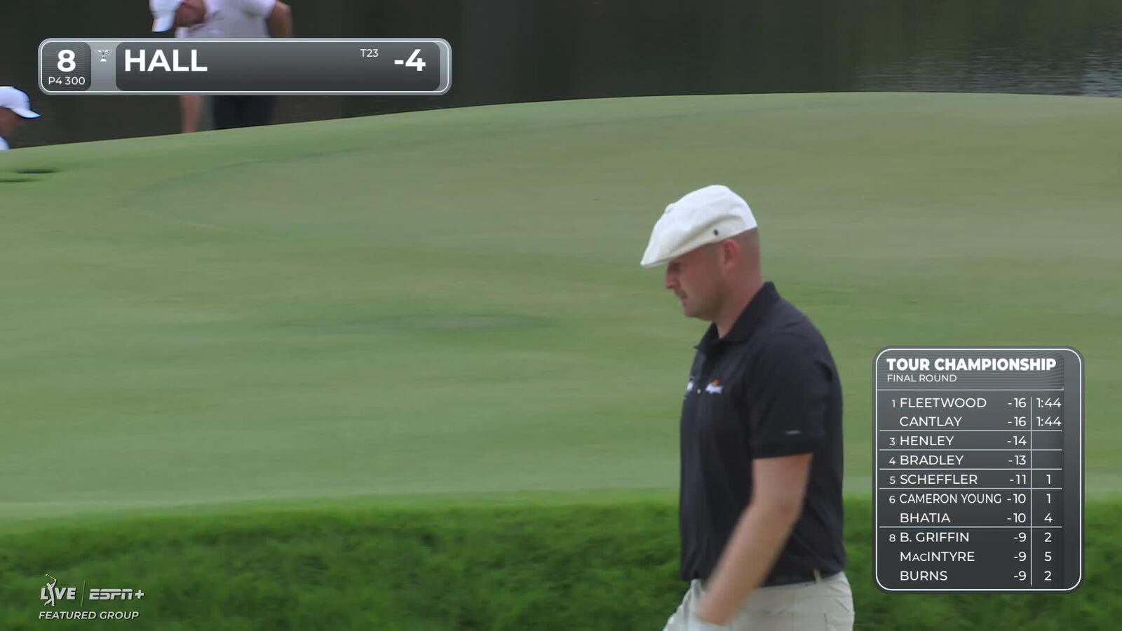 Harry Hall makes birdie on No. 8 at TOUR Championship