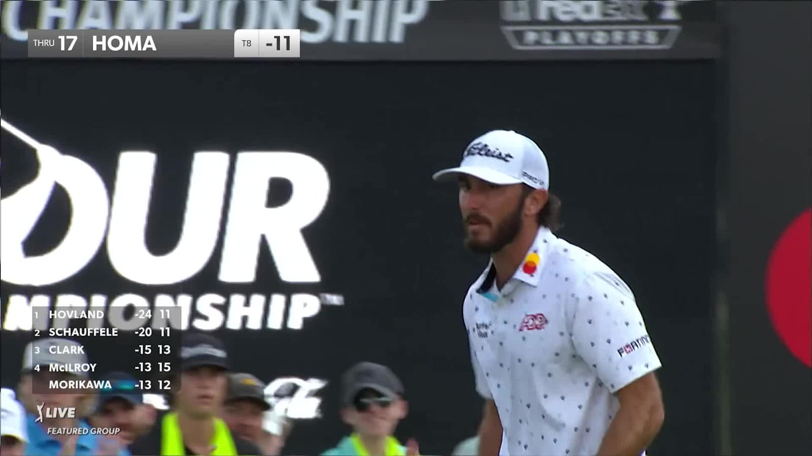 Max Homa makes birdie on No. 17 at TOUR Championship