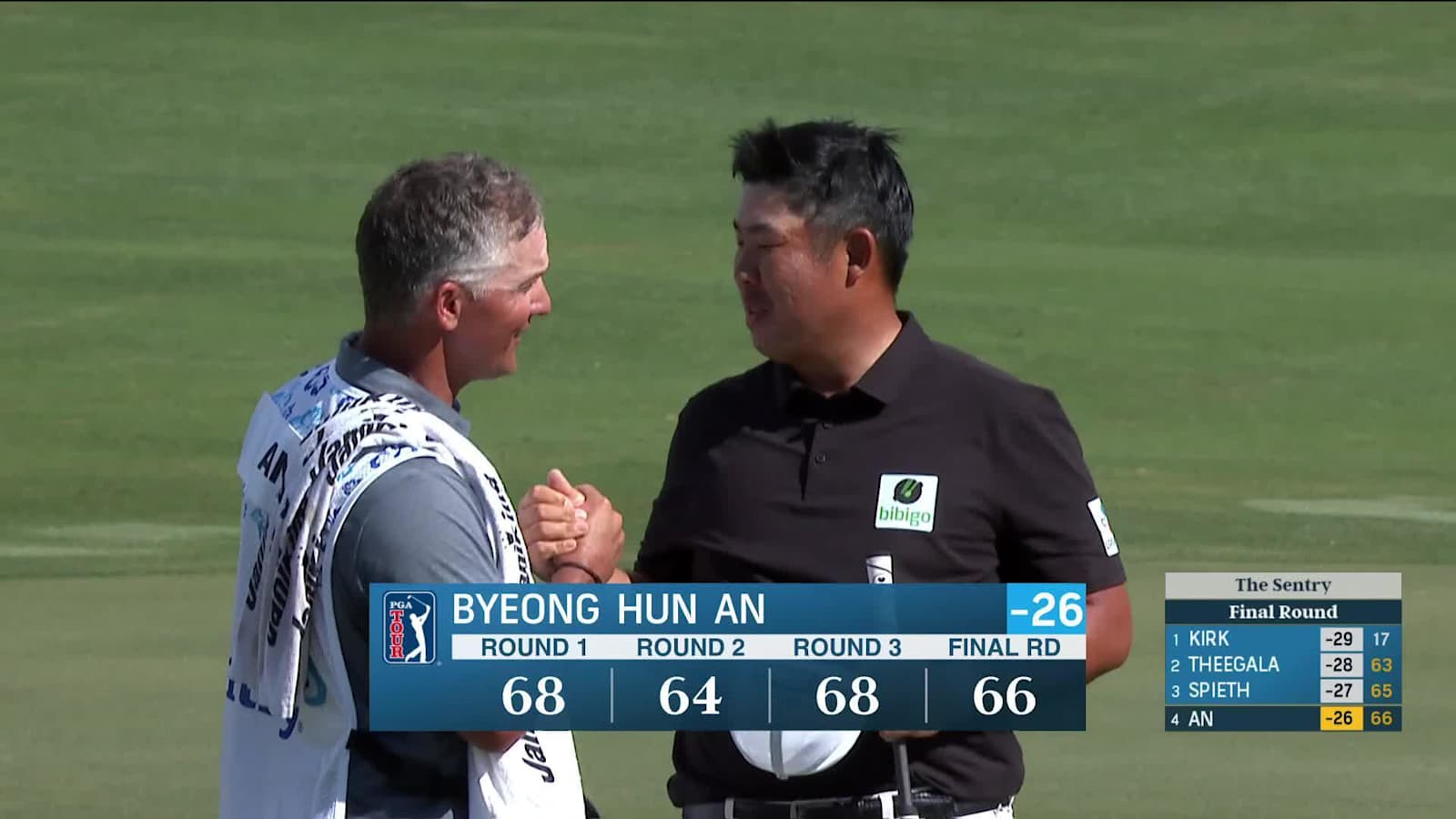 Byeong Hun An makes birdie on No. 18 at Sentry