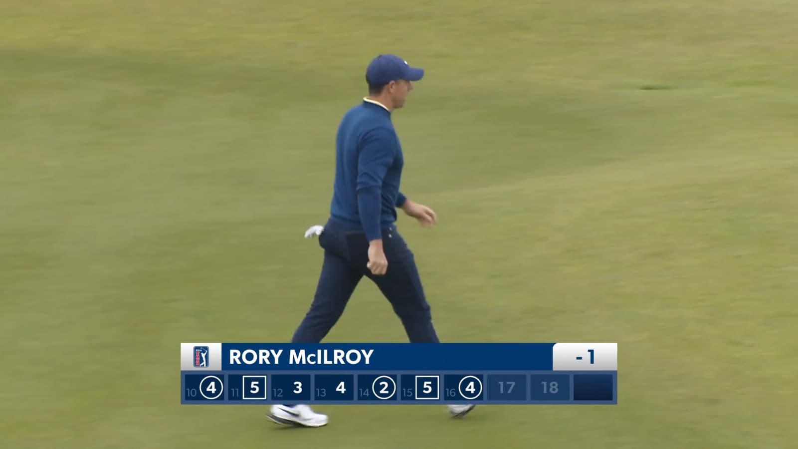 Rory McIlroy makes bounce-back birdie on No. 16 at Genesis Scottish Open