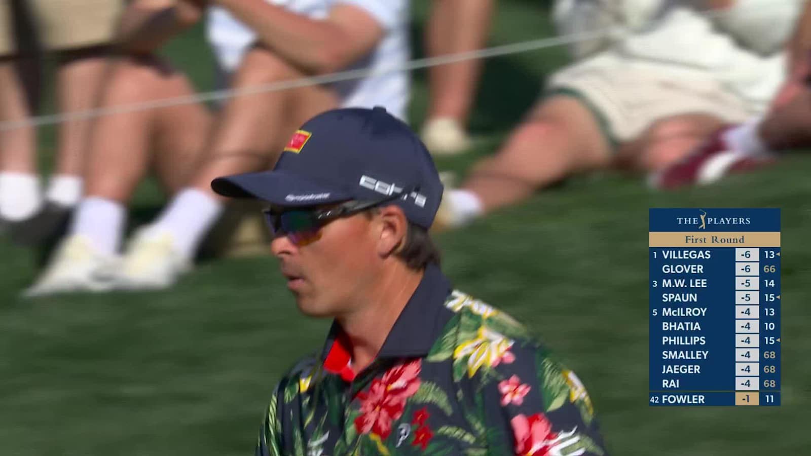 Rickie Fowler sinks a 28-foot birdie putt at THE PLAYERS