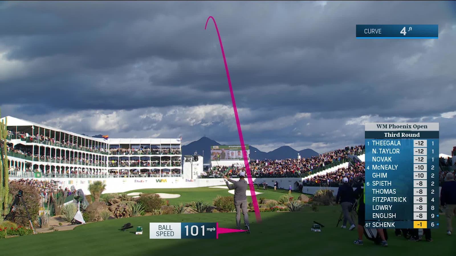 Adam Schenk swings in 37-foot birdie putt at WM Phoenix Open