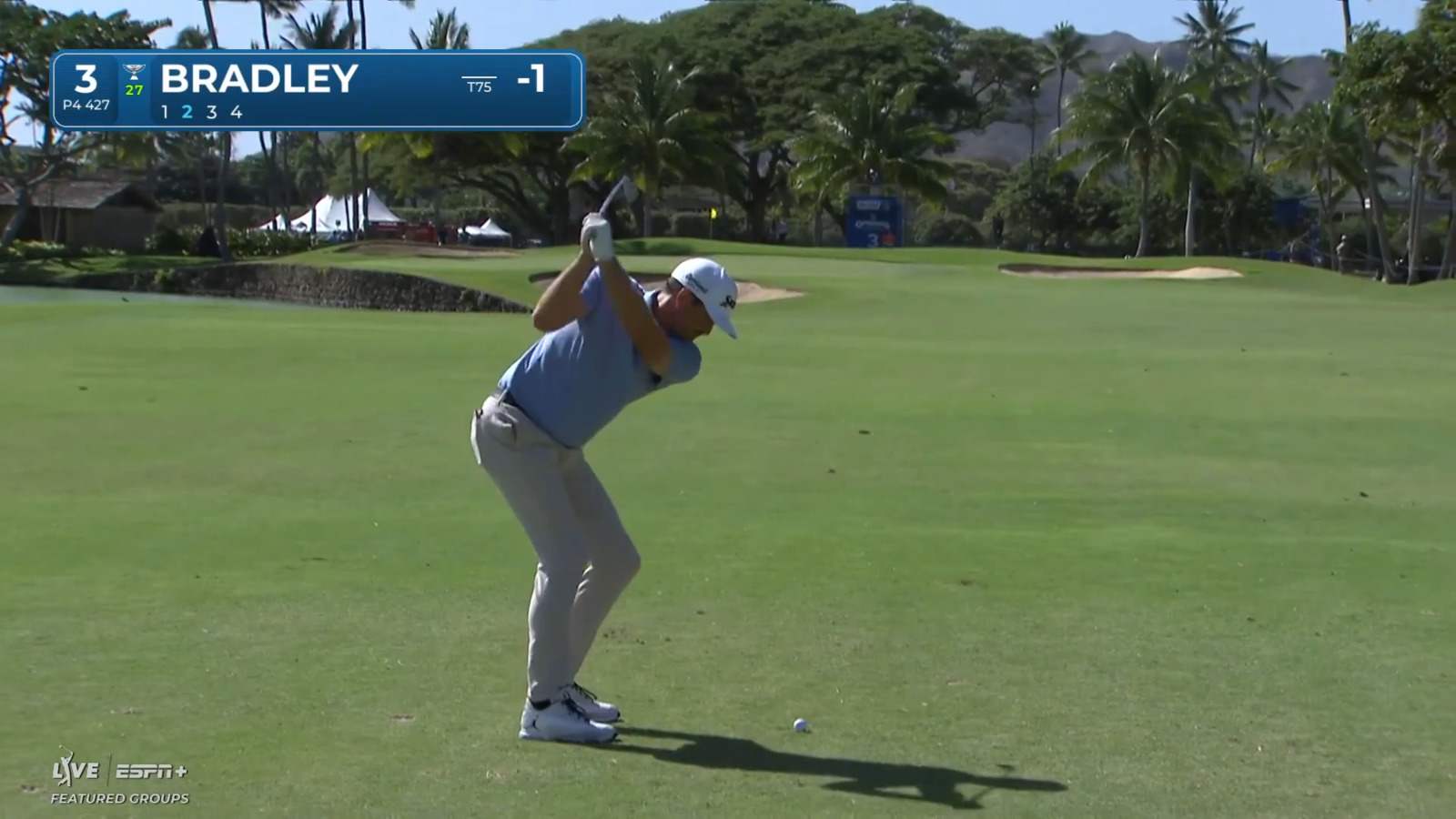 Keegan Bradley goes flagstick hunting and makes birdie at Sony Open
