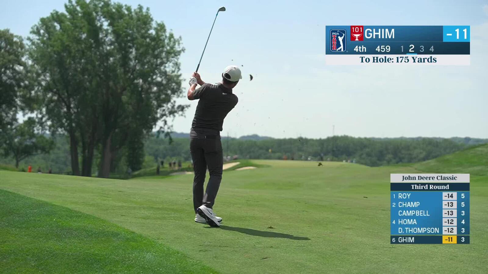 Doug Ghim bounces back with early birdie at John Deere