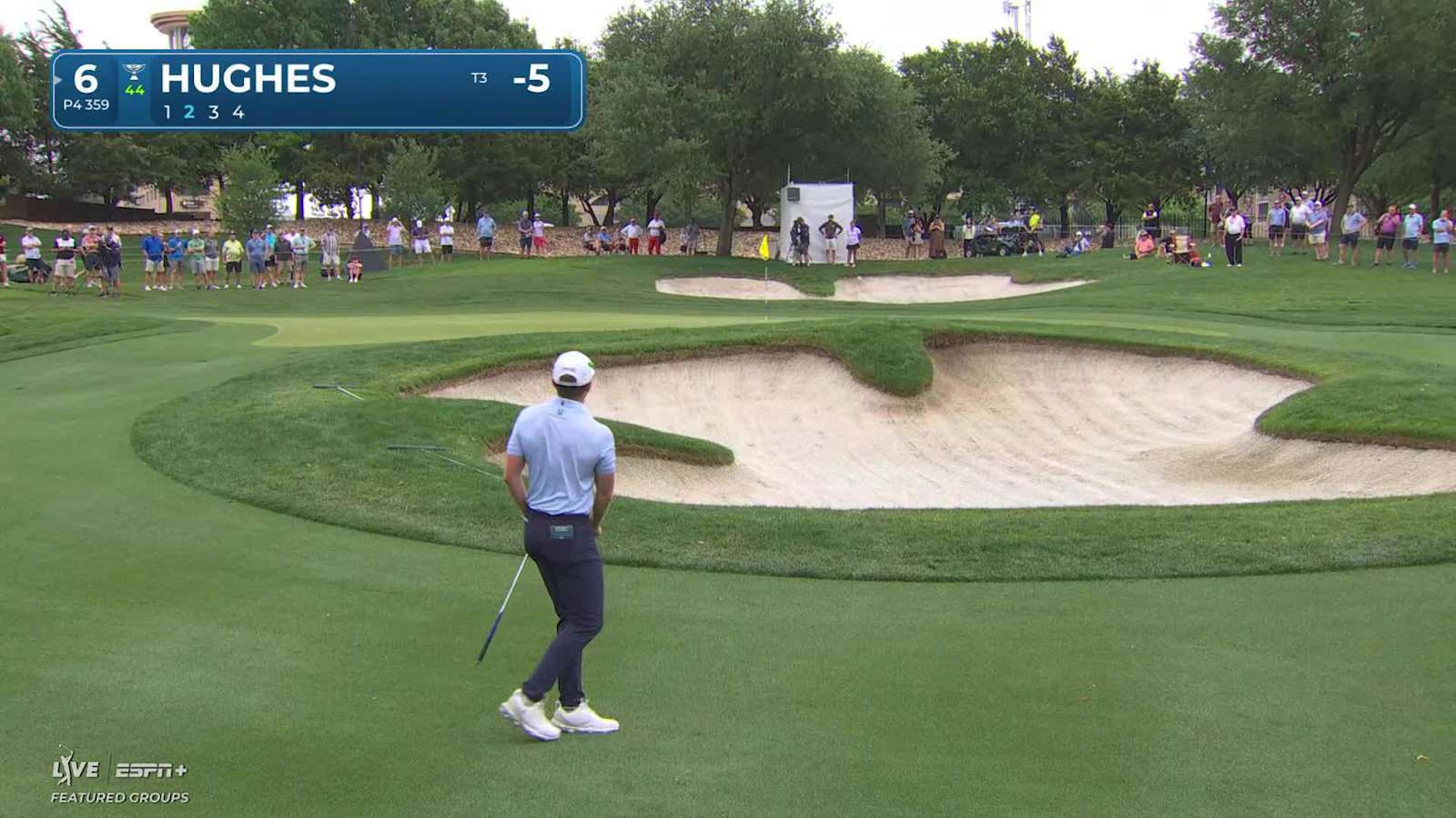 Mackenzie Hughes makes birdie on No. 6 at THE CJ CUP